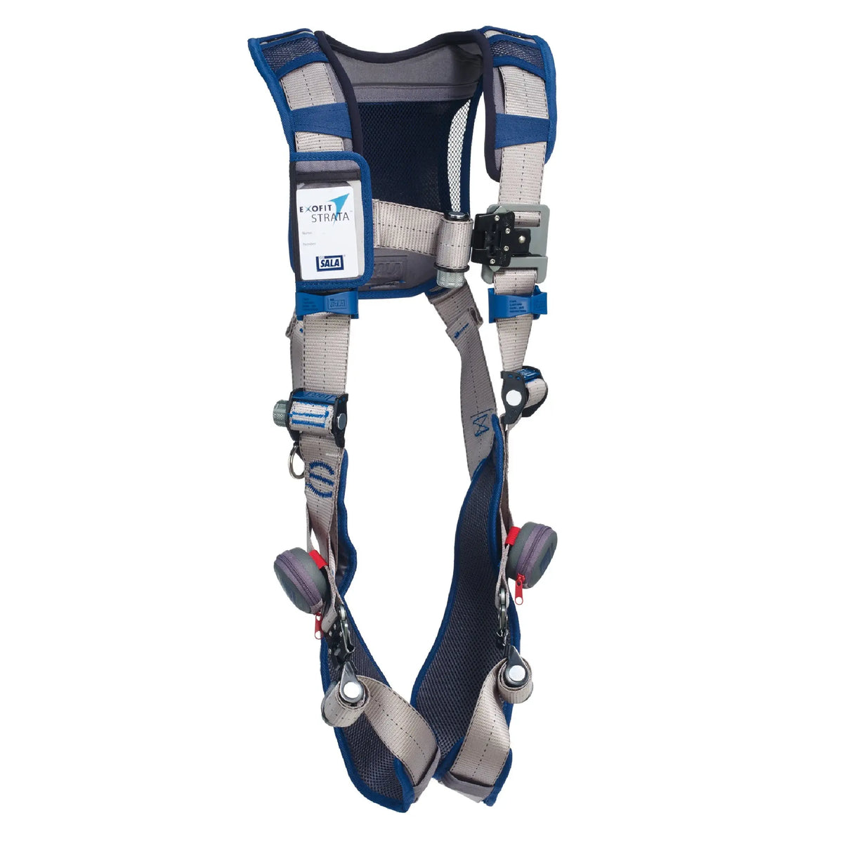 3M DBI-SALA ExoFit STRATA Vest-Style Harness 1112476, Grey, Blue, Medium, 1 EA, Main Image