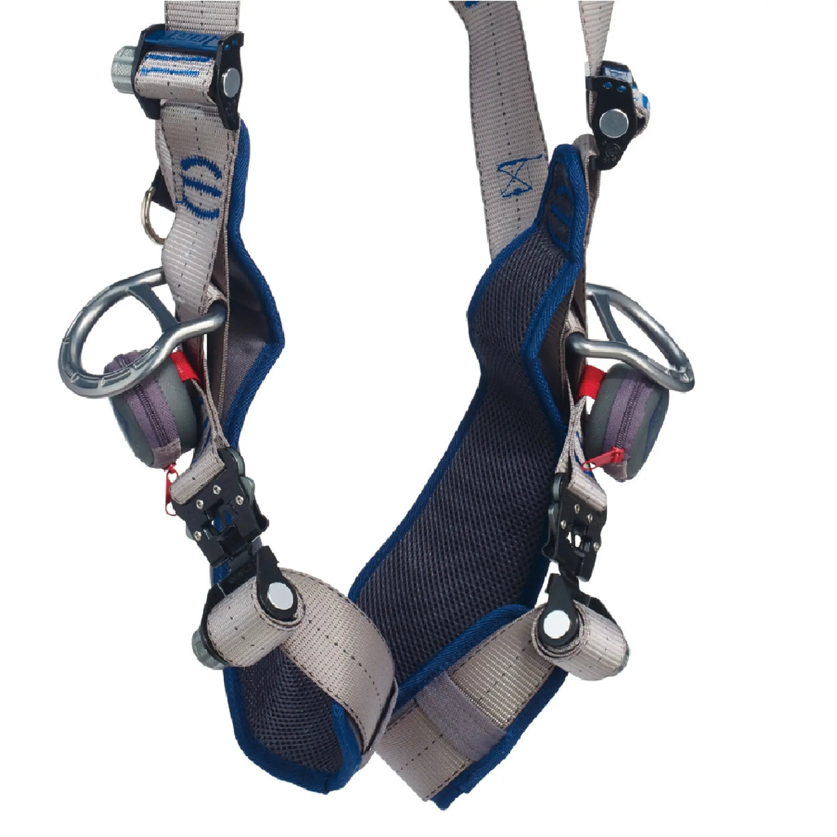 3M DBI-SALA ExoFit STRATA Vest-Style Positioning Harness 1112480, Grey, Blue, Small, 1 EA, Webbing