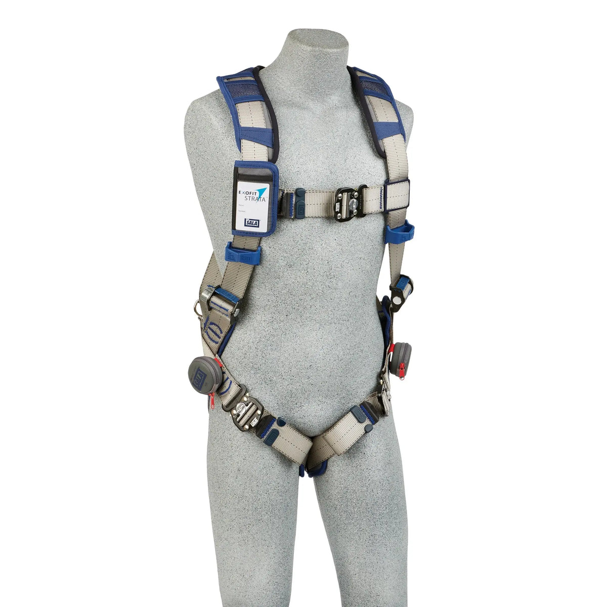 3M DBI-SALA ExoFit STRATA Vest-Style Harness 1112496, Grey, Blue, Medium, 1 EA, Main Image
