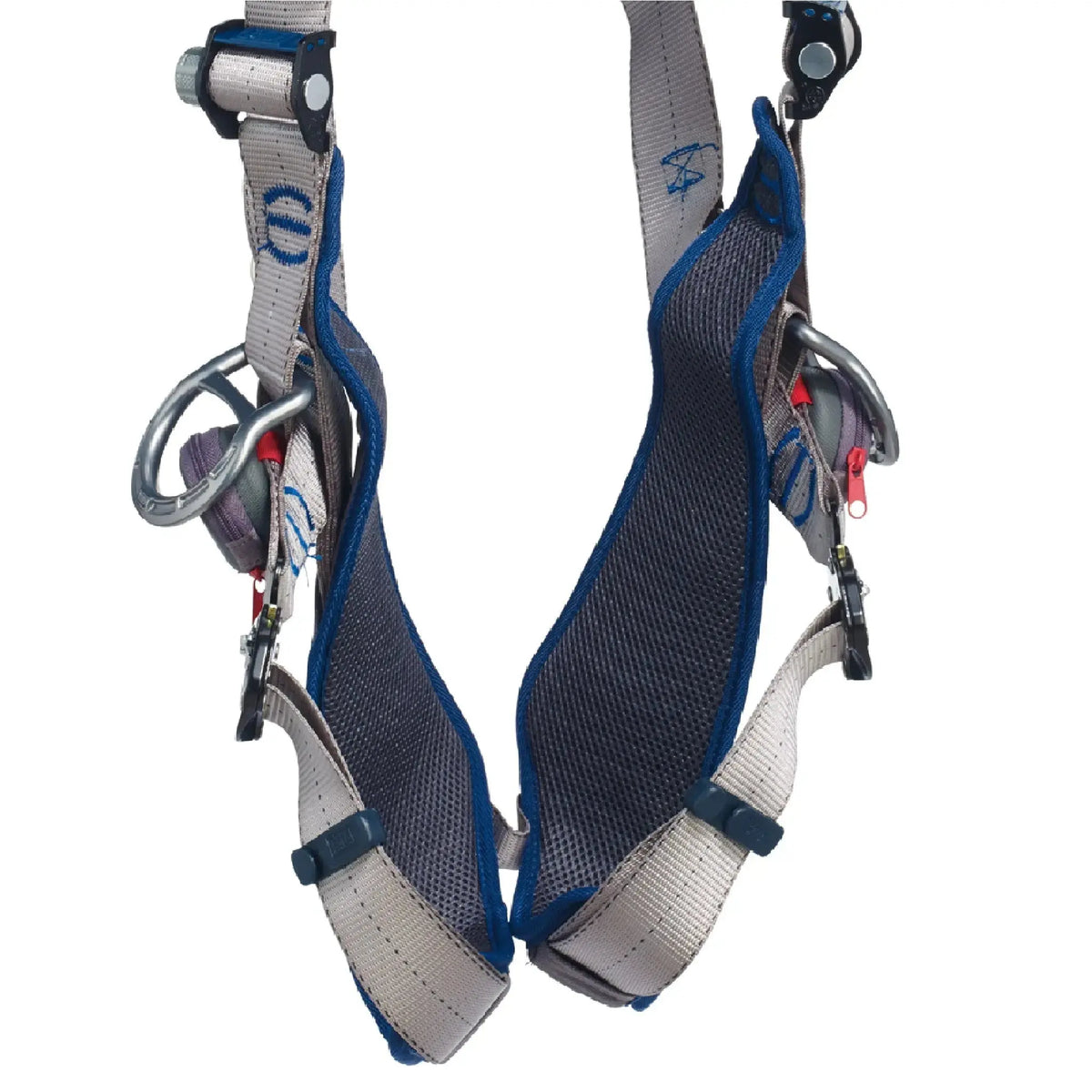 3M DBI-SALA ExoFit STRATA Vest-Style Positioning Harness 1112501, Grey, Blue, Medium, 1 EA, Webbing