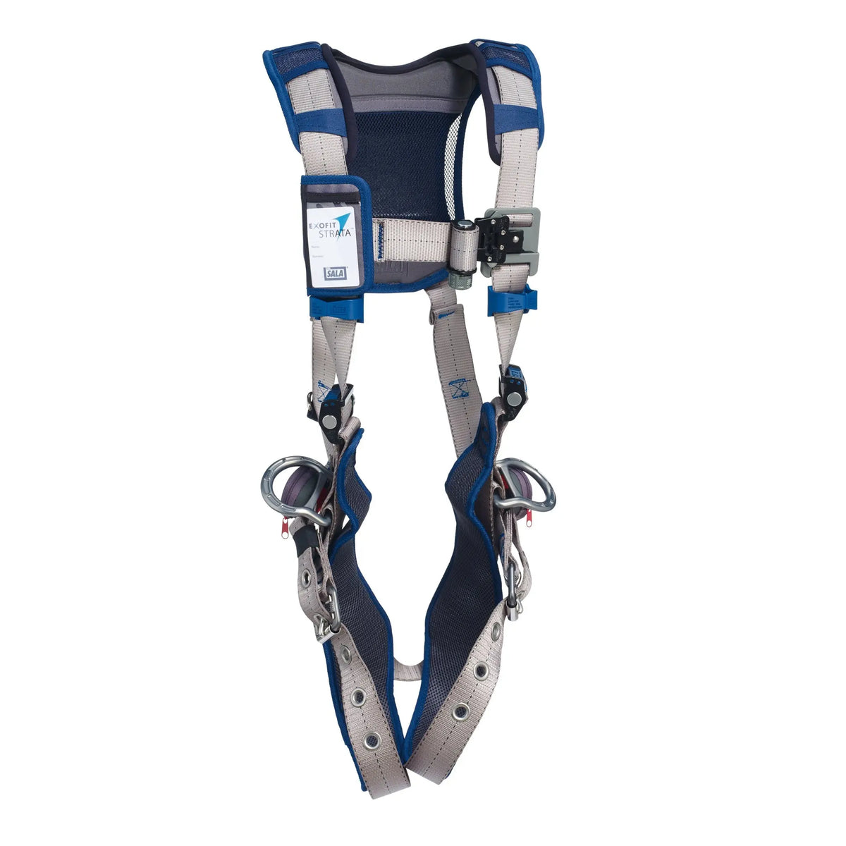 3M DBI-SALA ExoFit STRATA Vest-Style Positioning Harness 1112522, Grey, Blue, Large, 1 EA, Main Image