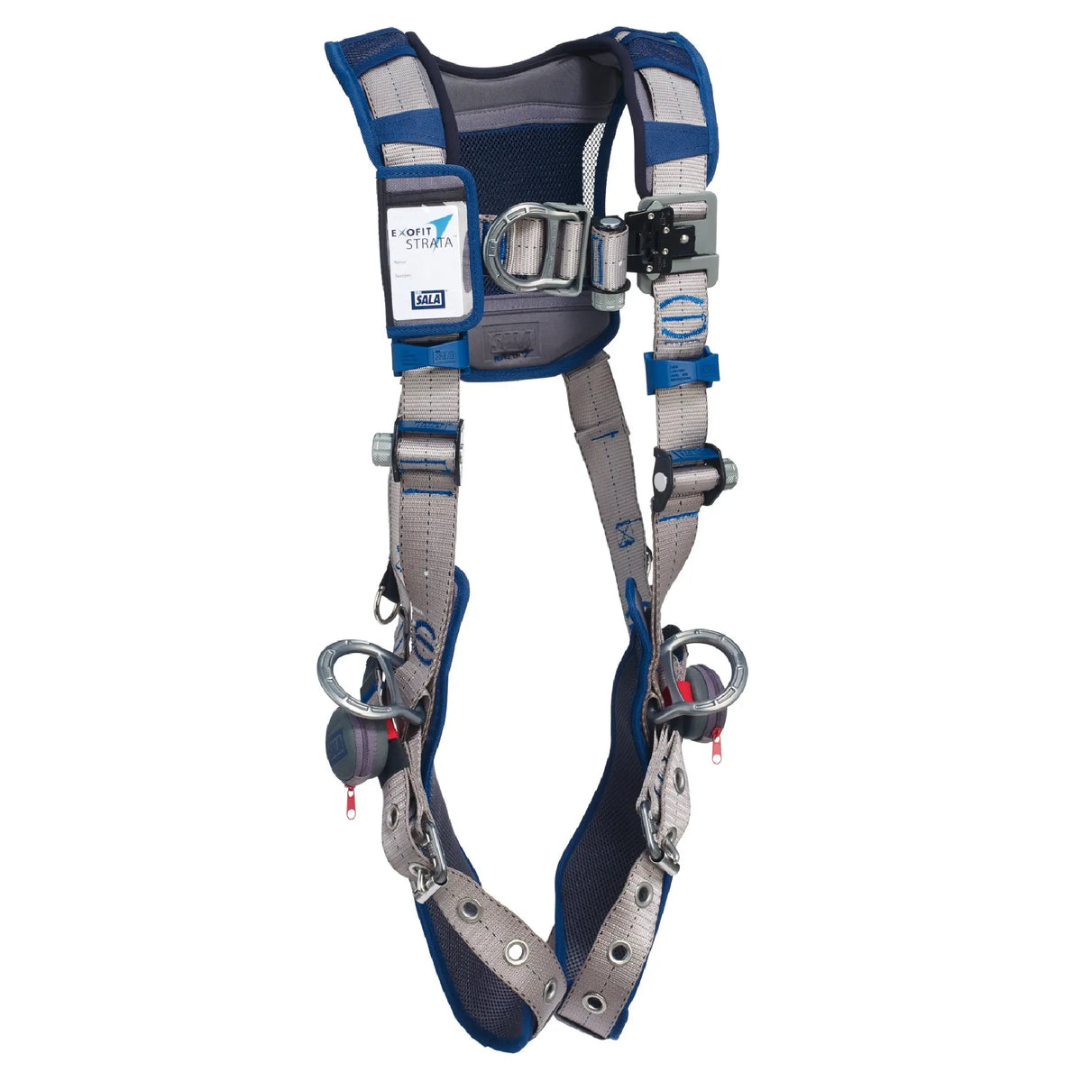 3M DBI-SALA ExoFit STRATA Vest-Style Positioning/Climbing Harness 1112533, Grey, Blue, X-Large, 1 EA, Main Image