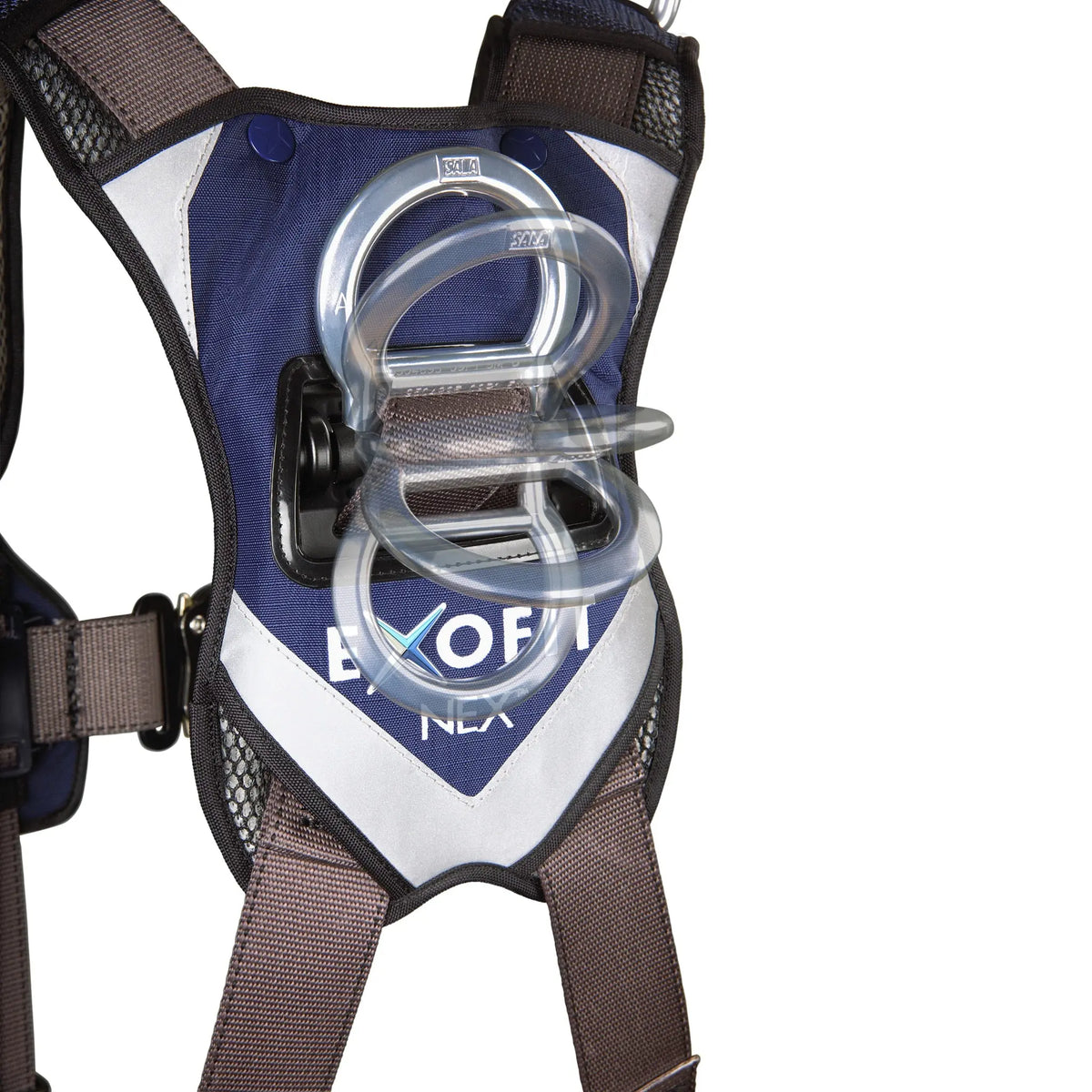3M DBI-SALA ExoFit NEX Cross-Over Style Positioning/Climbing Harness 1113112, Large, 1 EA, Back - Closeup