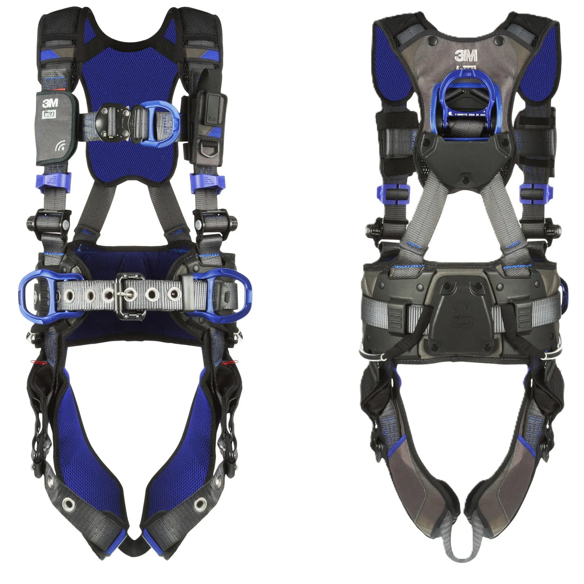 3M DBI-SALA ExoFit NEX Comfort Wind Energy Climbing/Positioning Safety Harness 1113179, 2X, 1 Each, Front and Back