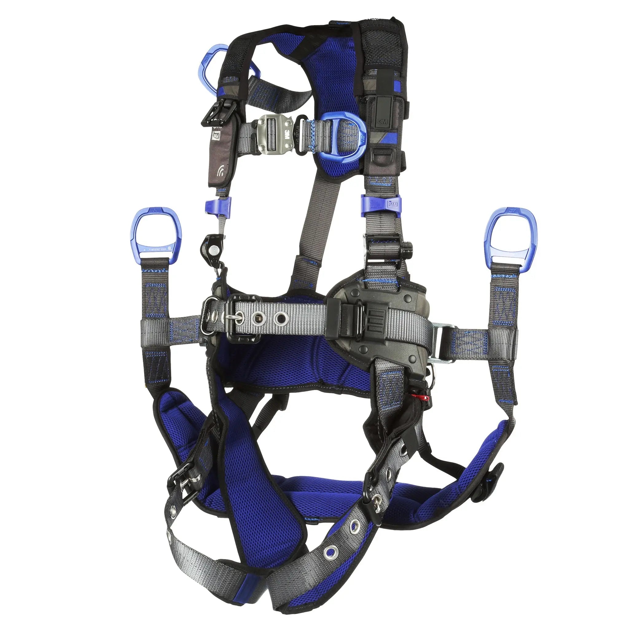 3M DBI-SALA ExoFit X300 Comfort Oil & Gas Climbing/Suspension SafetyHarness 1113298, X-Large, 1 Each, Side