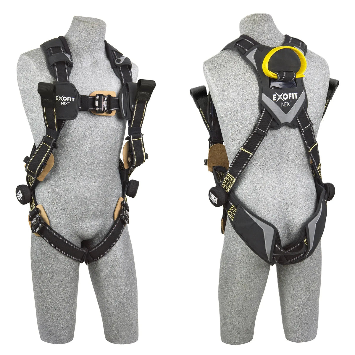3M DBI-SALA ExoFit NEX Arc Flash Rescue Harness 1113327, Large, 1 EA, Front and Back