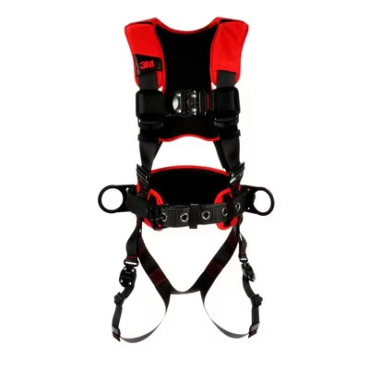 3M Protecta Comfort Construction Style Positioning Harness 1161202 Black X-Large 1 EA Case, Main Image