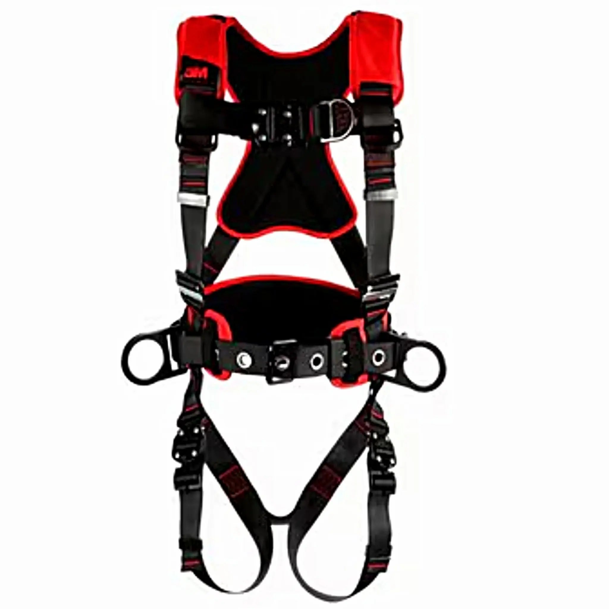 3M Protecta 1161221 P200 Comfort Construction Style Positioning Climbing Harness, Black, Medium-Large 