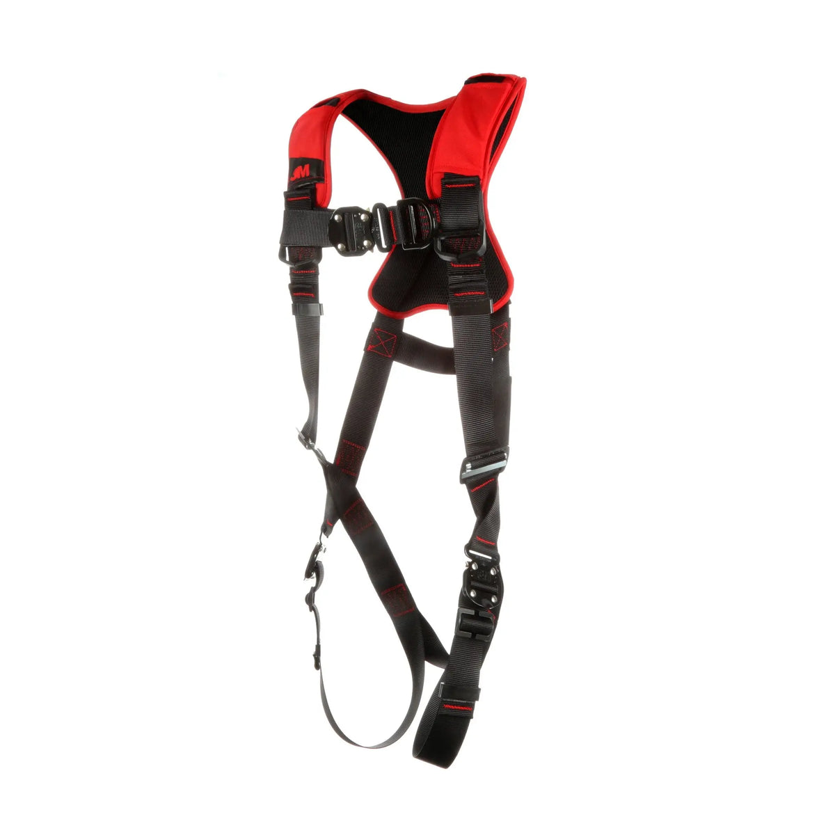 3M Protecta Comfort Vest-Style Climbing Harness 1161405 Black Medium Large 1 EA Case, Side