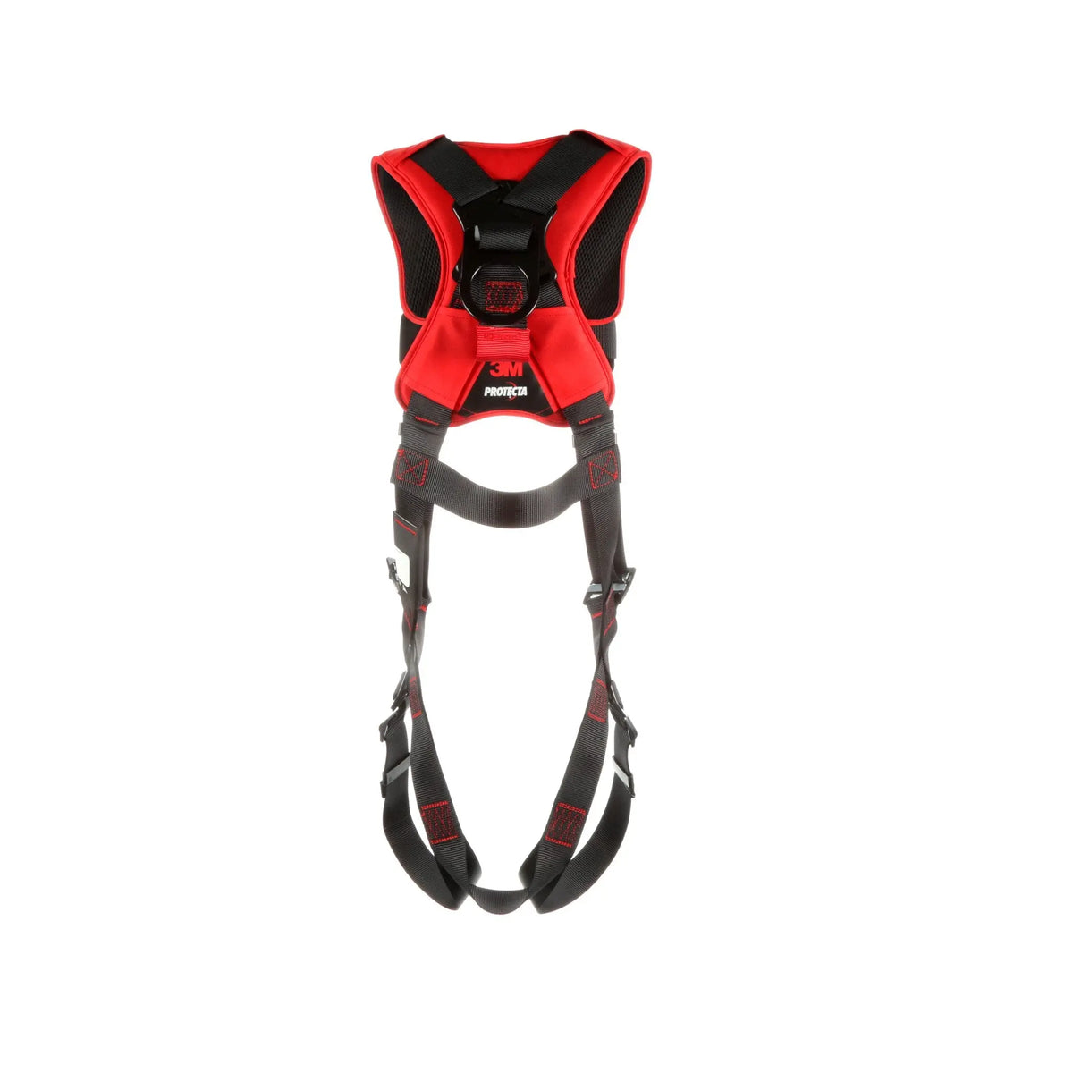 3M Protecta Comfort Vest-Style Harness 1161423 Black Small 1 EA Case, Back