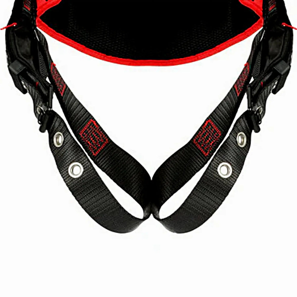 3M Protecta Comfort Vest-Style Harness 1161427 Black Medium Large 1 EA Case, Webbing Closeup