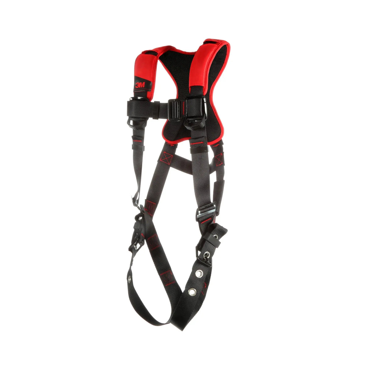3M Protecta Comfort Vest-Style Climbing Harness 1161434 Black Medium Large 1 EA Case, Side