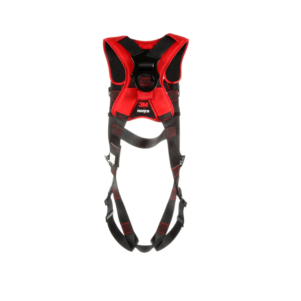 3M Protecta Comfort Vest-Style Climbing Harness 1161435 Black X-Large 1 EA Case, Back