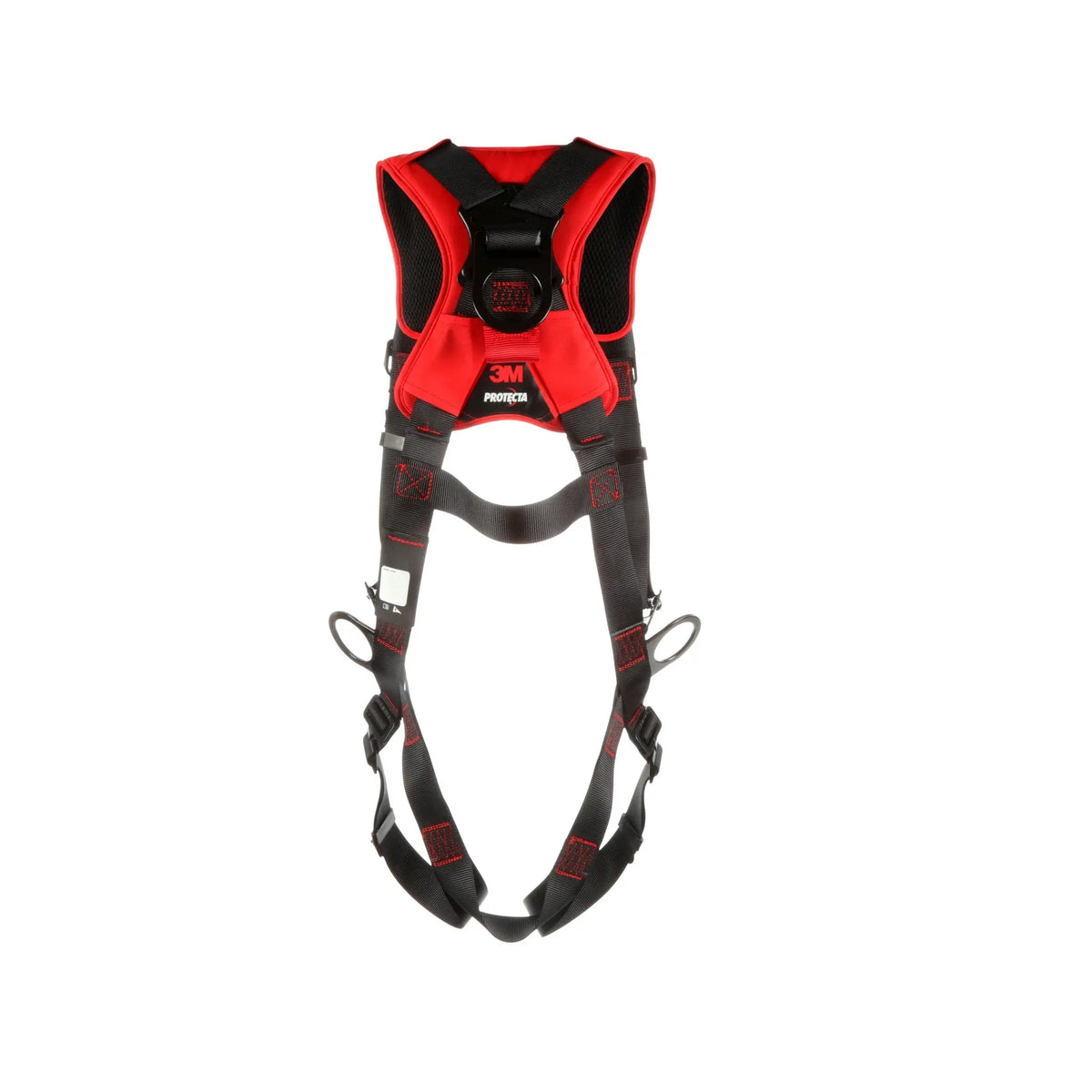 3M Protecta Comfort Vest-Style Positioning Climbing Harness 1161437 Black Medium Large 1 EA Case, Back
