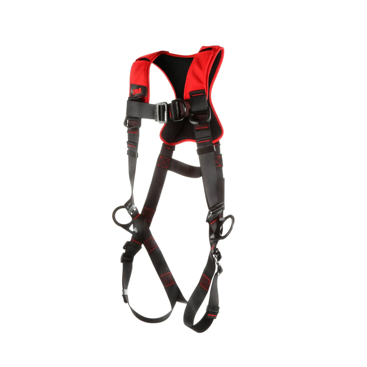 3M Protecta Comfort Vest-Style Positioning Climbing Harness 1161437 Black Medium Large 1 EA Case, Side