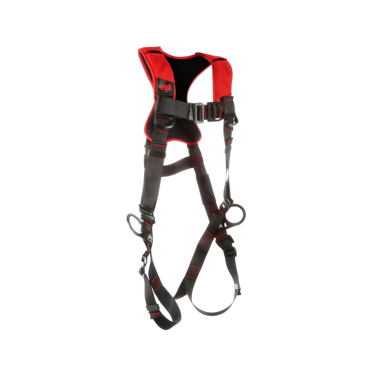 3M Protecta Comfort Vest-Style Positioning Climbing Harness 1161437 Black Medium Large 1 EA Case, Side