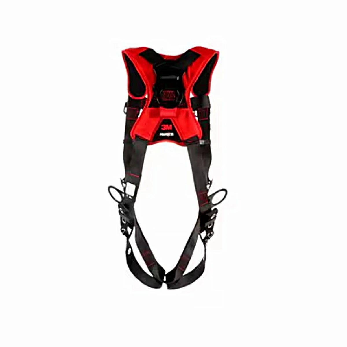 3M Protecta Comfort Vest-Style Positioning Climbing Harness 1161441 Black X-Large 1 EA Case, Back