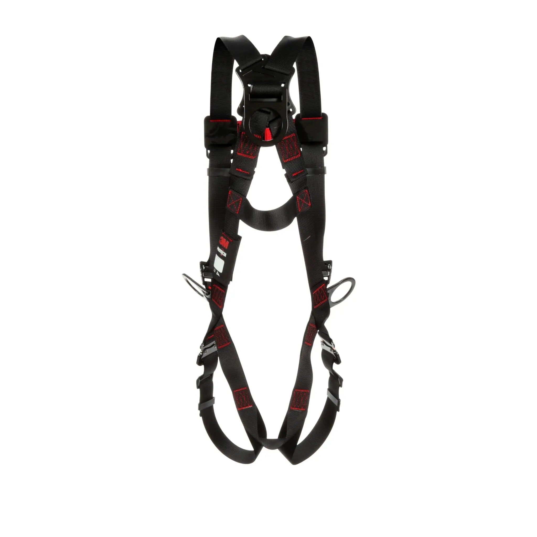 3M Protecta Vest-Style Positioning Harness 1161568 Black, Back View