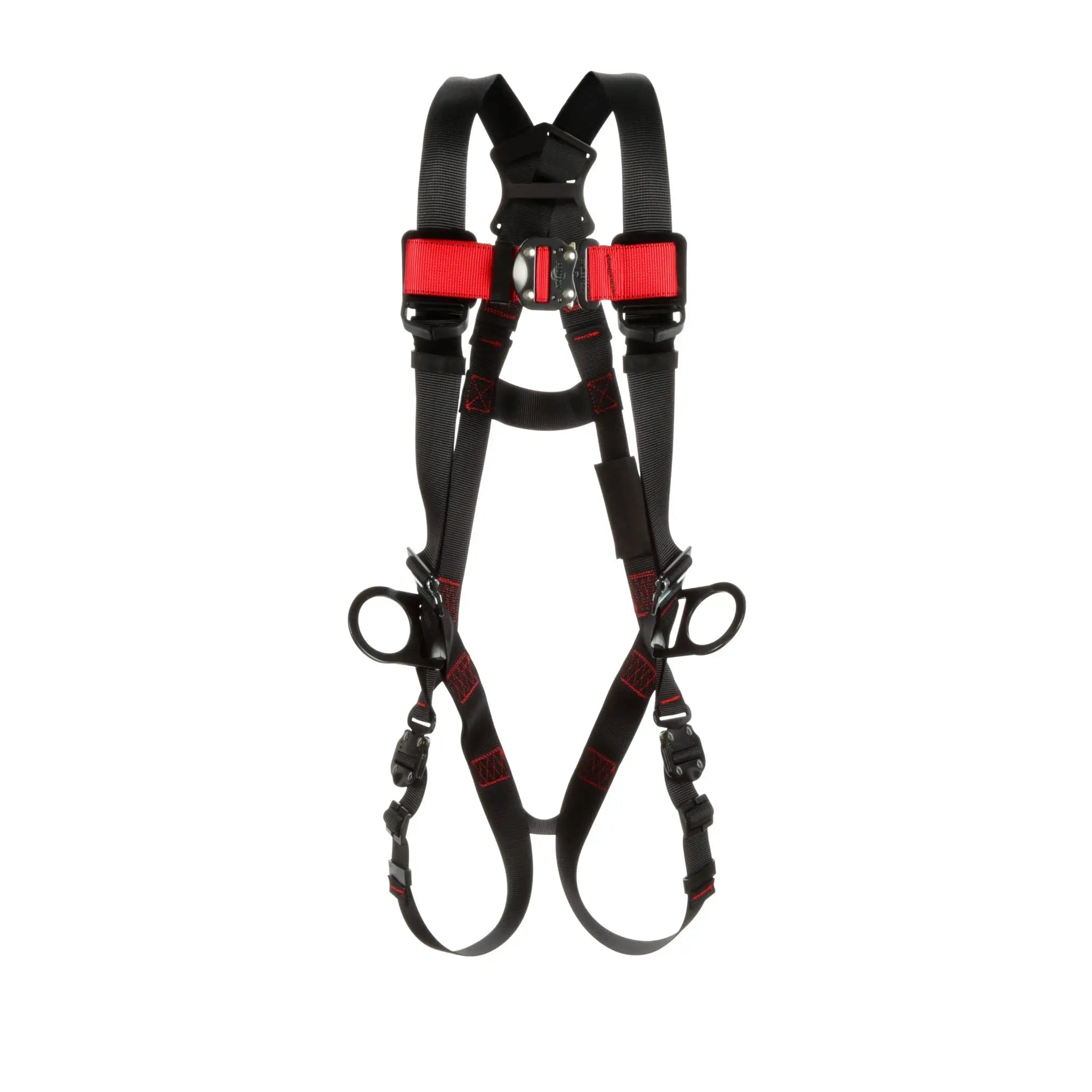 3M Protecta Vest-Style Positioning Harness 1161568 Black, Front View