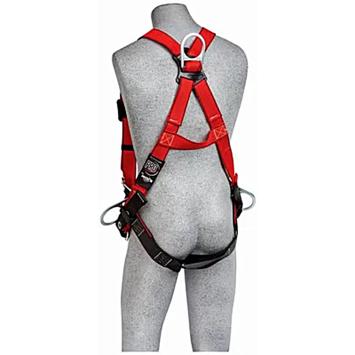 3M PROTECTA PRO Vest-Style Positioning Harness for Hot Work Use 1191386 Red X-Large 1 EA Case, Back