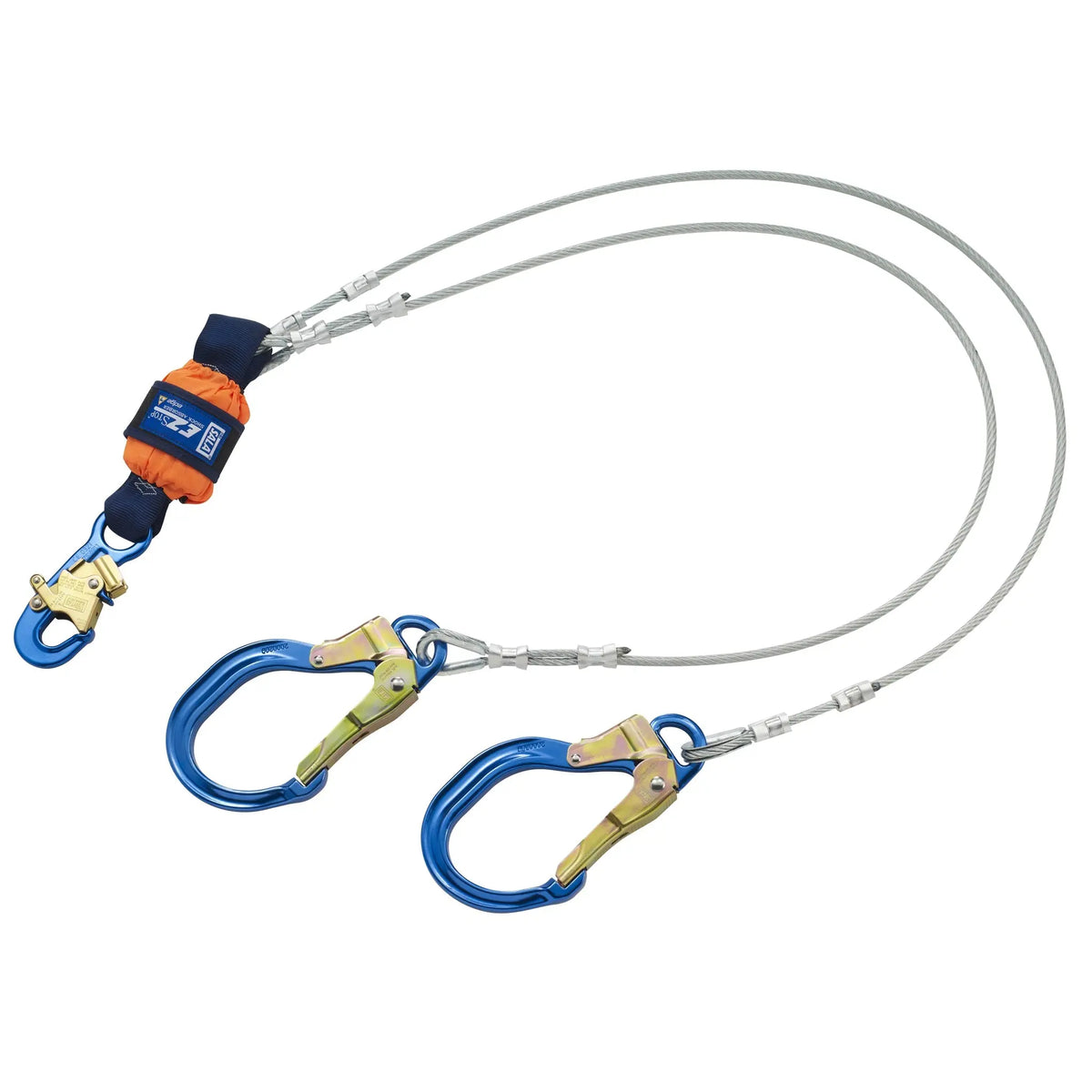 3M DBI-SALA EZ-Stop Leading Edge 100% Tie-Off Cable Shock Absorbing Lanyard 1246178, Orange, 6 ft. (1.8m), 1 EA, Main Image