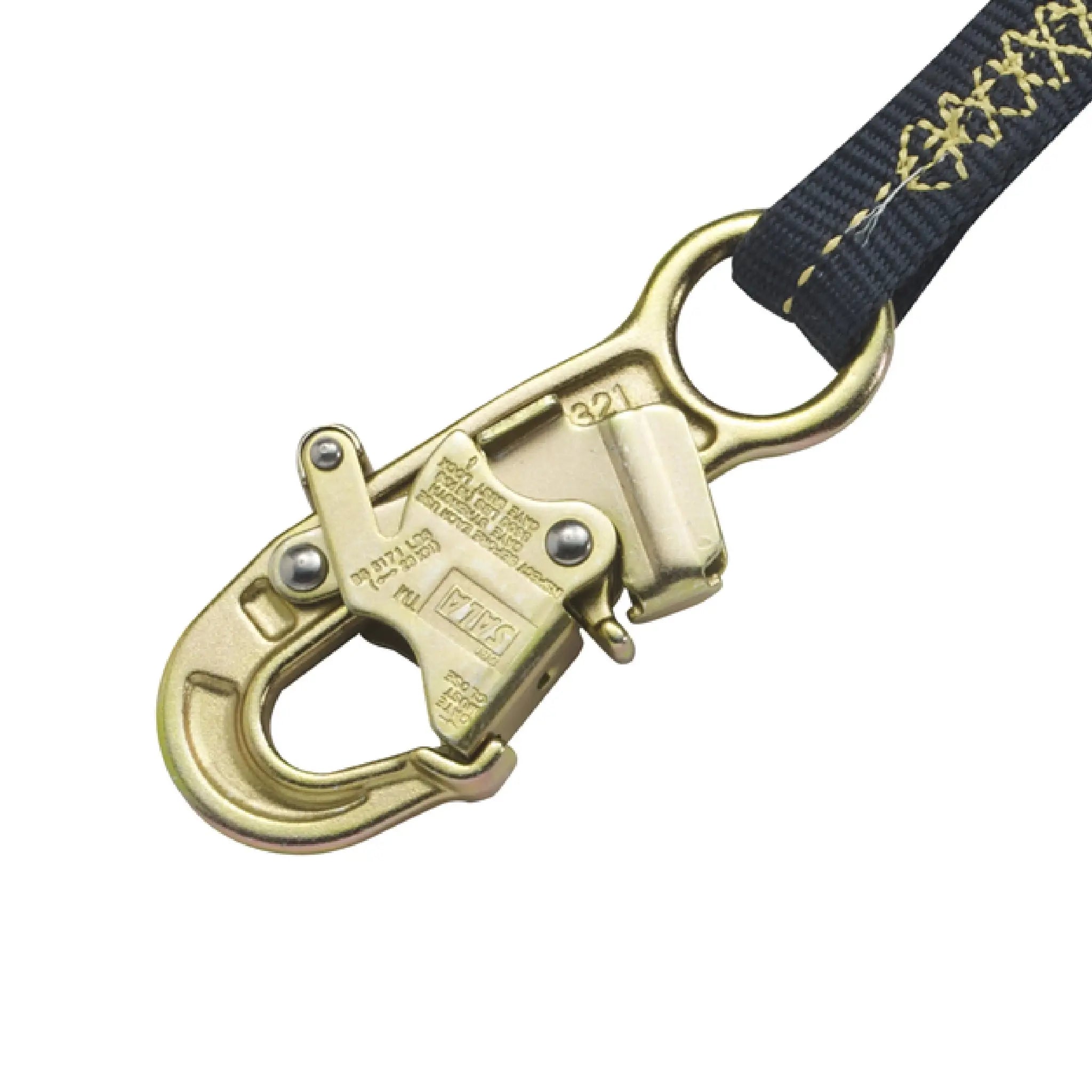3M DBI-SALA Force2 Adjustable Shock Absorbing Lanyard 1246317, Black, 6 ft. (1.8m), 1 EA/Case, 4th Image