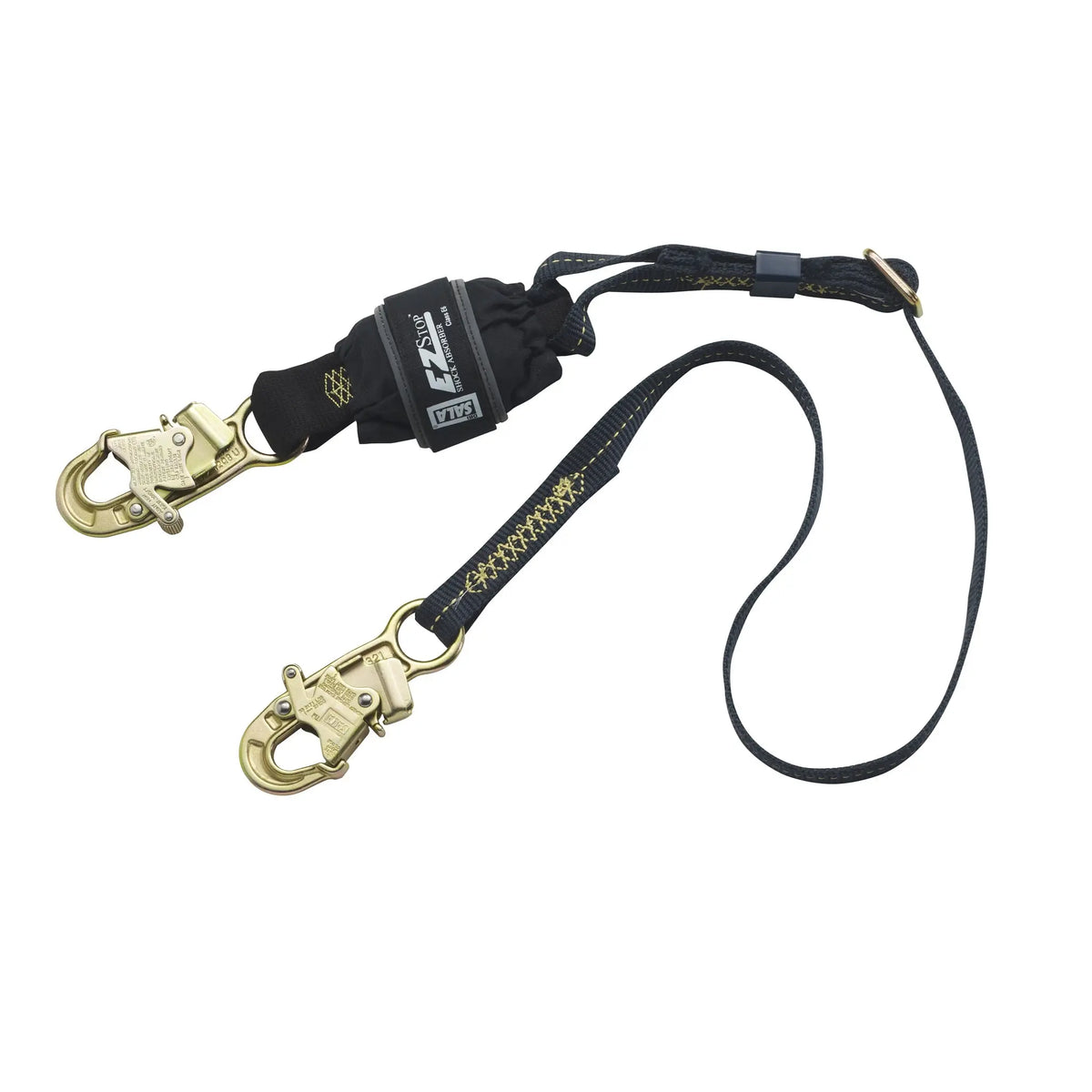 3M DBI-SALA Force2 Adjustable Shock Absorbing Lanyard 1246317, Black, 6 ft. (1.8m), 1 EA/Case, Main Image