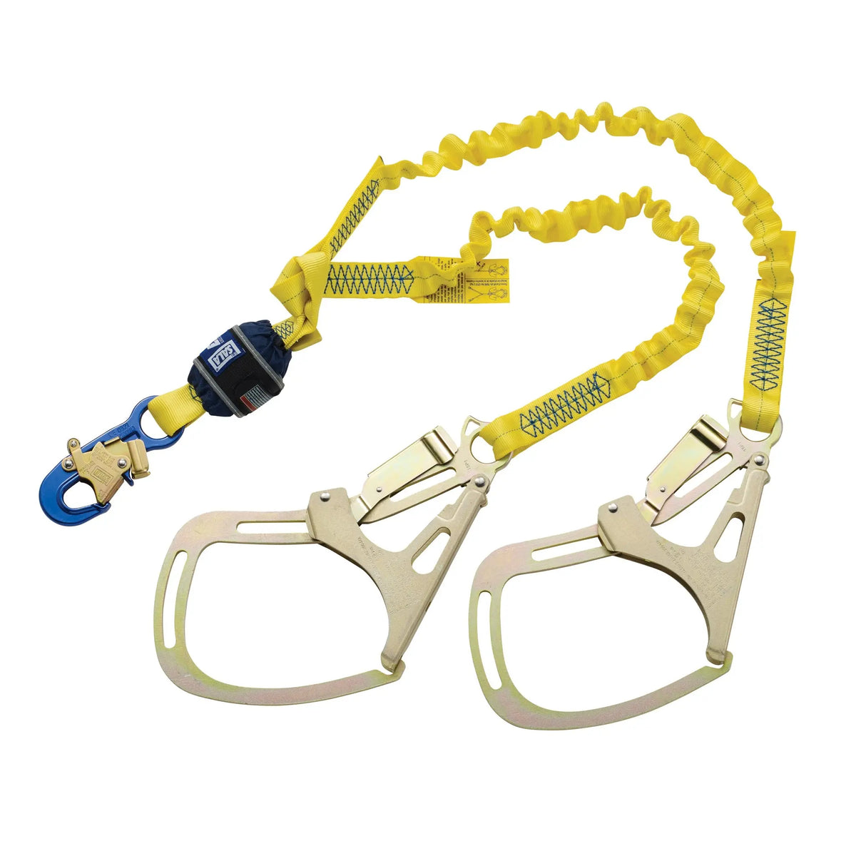 3M DBI-SALA 1246350 EZ-Stop 100% Tie-Off Shock Absorbing Lanyard, Yellow, 6 ft. (1.8m), 1 EA, Main Image