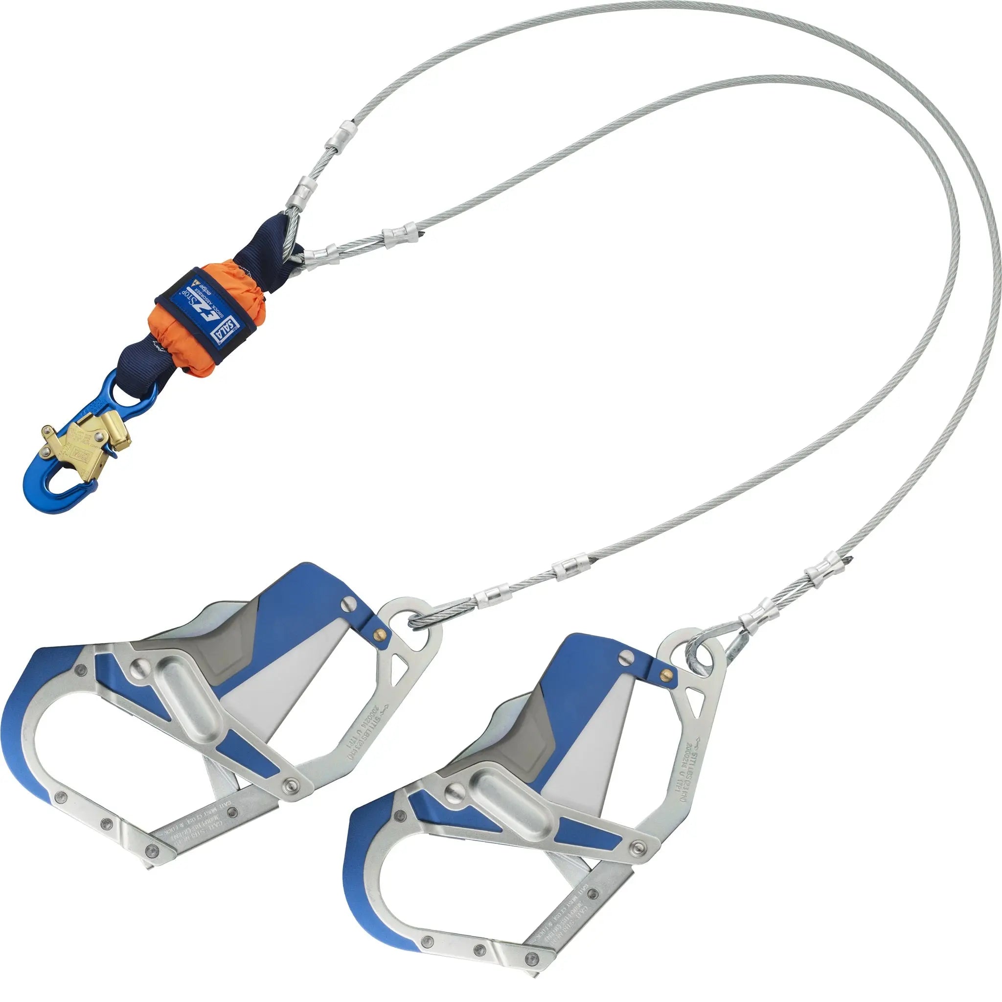 3M DBI-SALA EZ-Stop Leading Edge 100% Tie-Off Cable Shock Absorbing Lanyard 1246412, Orange, 1 EA, Main Image