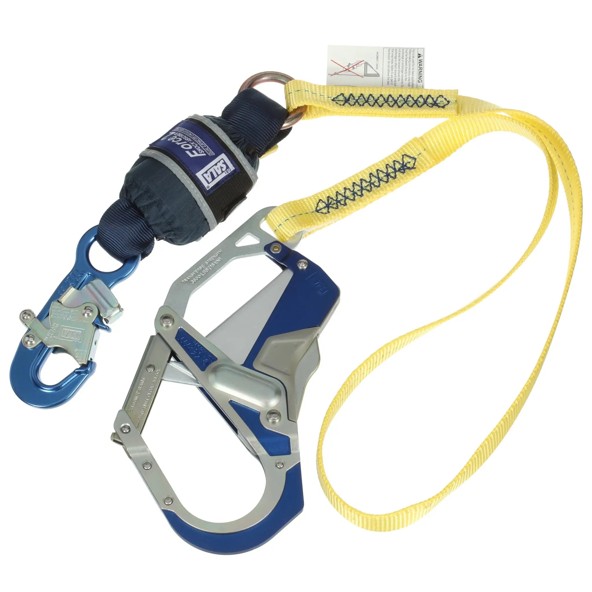 3M DBI-SALA Force2 Shock Absorbing Lanyard 1246414, Yellow, 1 EA, 3rd image