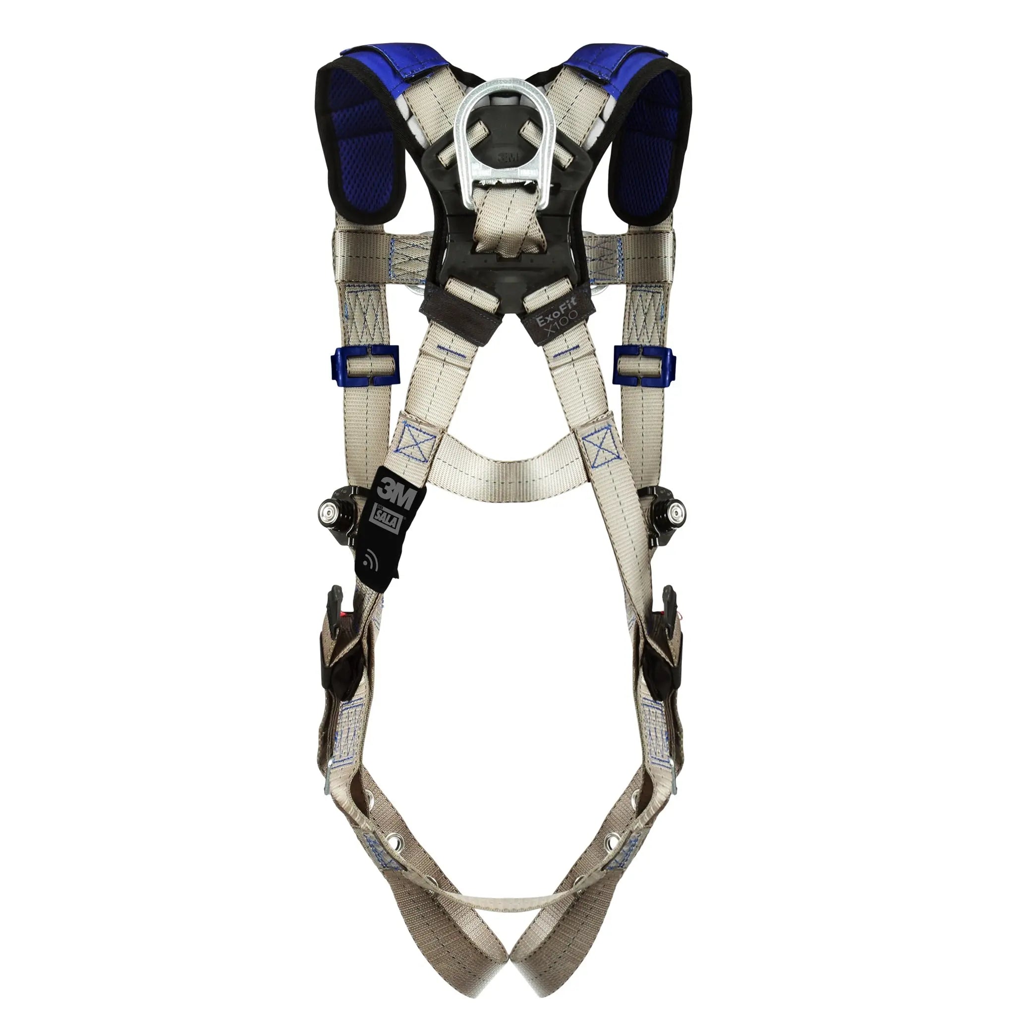 3M DBI-SALA 1401006 ExoFit X100 Comfort Vest Climbing Safety Harness, Gray, Medium, 1 Each