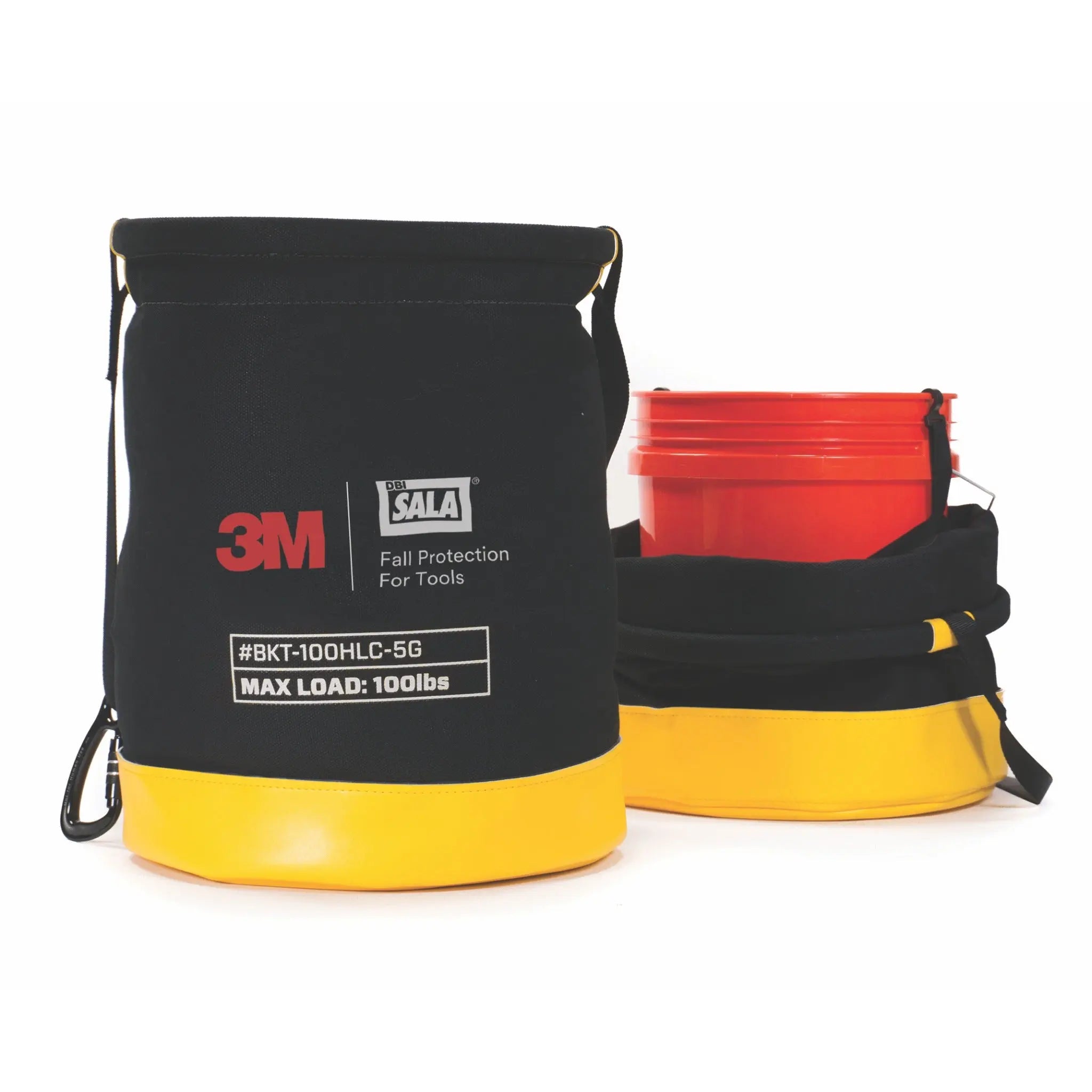3M DBI-SALA 5 Gallon Safe Bucket 100 lb. Load Rated Hook and Loop Canvas 1500135, Main Image