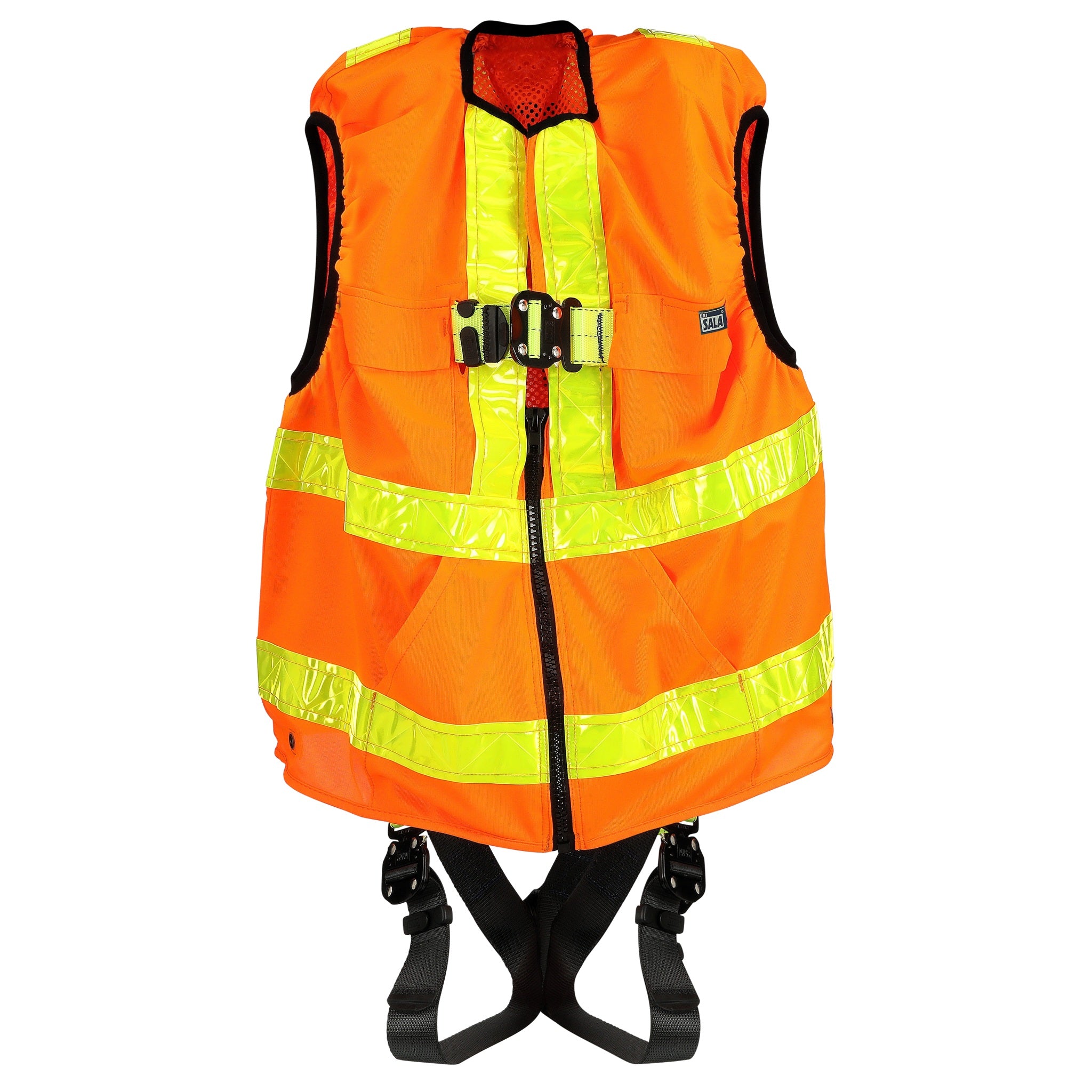 3M DBI-SALA ExoFit X50 Hi-Vis Reflective Workvest Safety Harness, ANSI, Orange