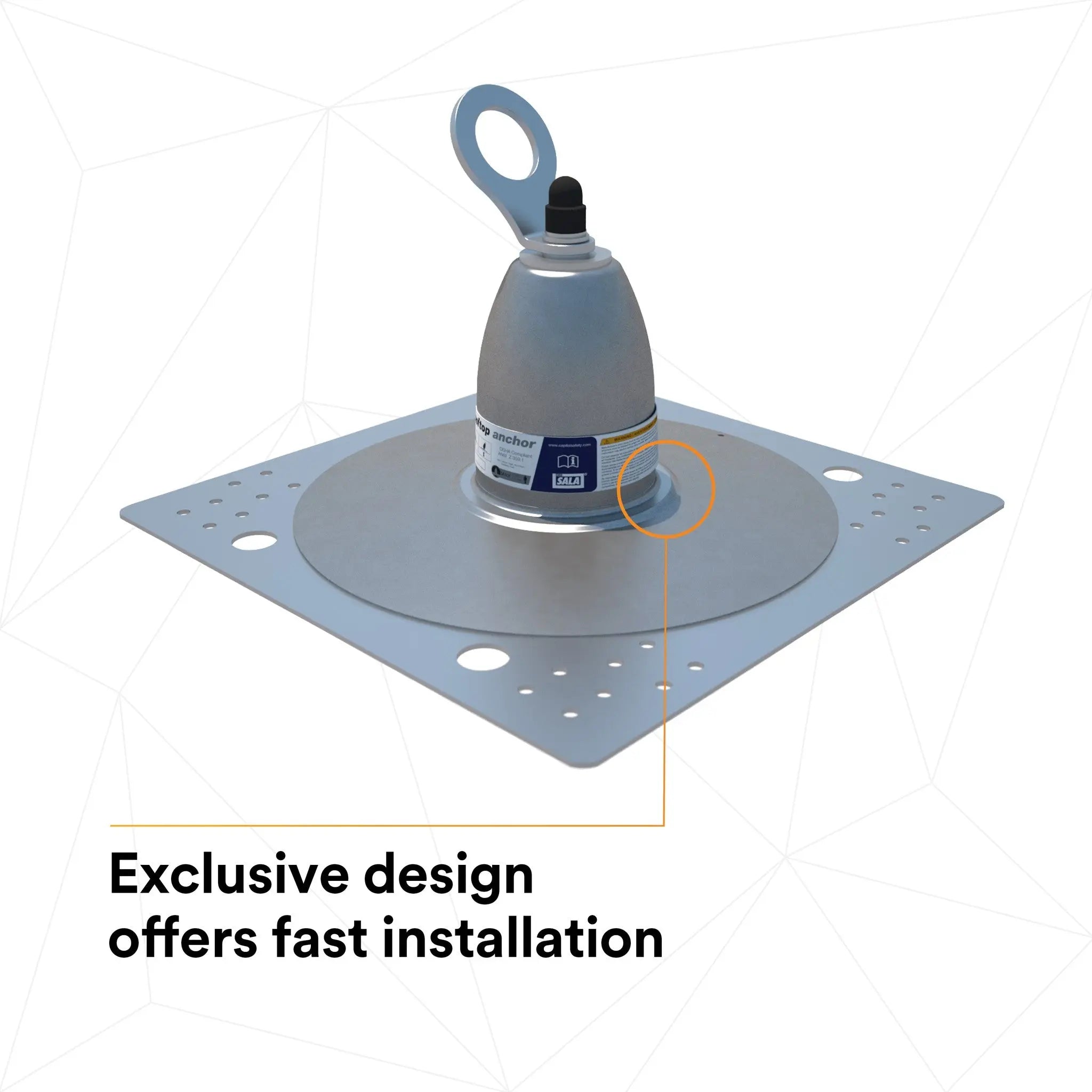 3M DBI-SALA Roof Top Anchor 2100142, 1 EA, 4th image
