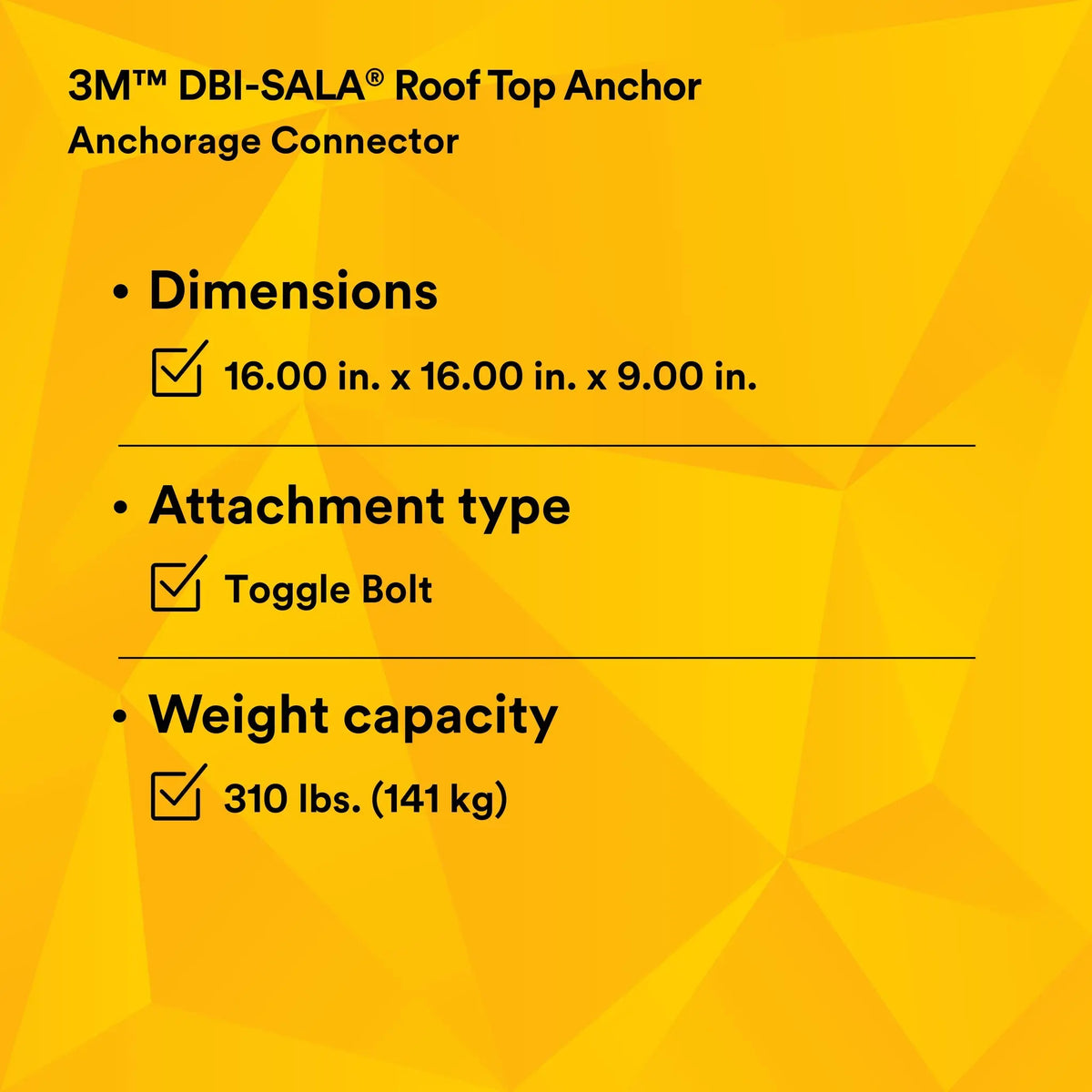 3M DBI-SALA Roof Top Anchor 2100142, 1 EA, 9th image