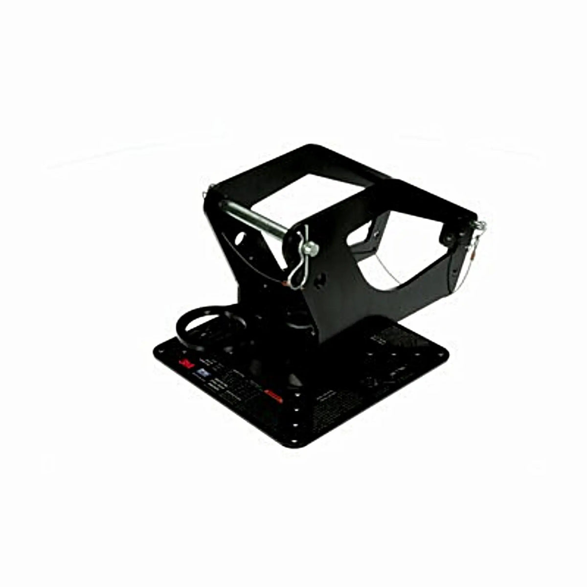 Swiveling roof anchor.  Installs to sloped or flat wood and metal decking roofs, providing an anchorage point for an SRL.  Secondary attachment point for anchor or HLL connection.  Fasteners included.