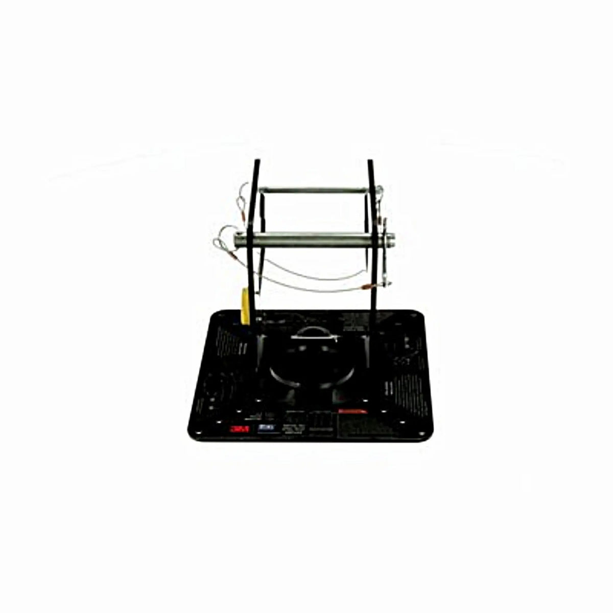 Swiveling roof anchor.  Installs to sloped or flat wood and metal decking roofs, providing an anchorage point for an SRL.  Secondary attachment point for anchor or HLL connection.  Fasteners included.