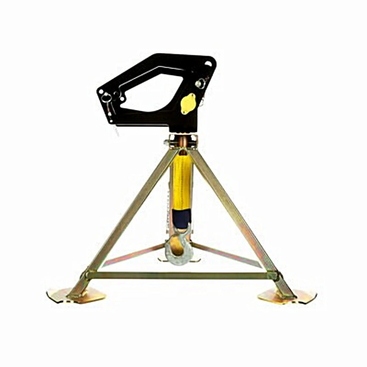 Swiveling roof anchor. Installs to rebar ring during pre-cast concrete work providing an anchorage point for an SRL. Secondary attachment available for an horizontal lifeline.