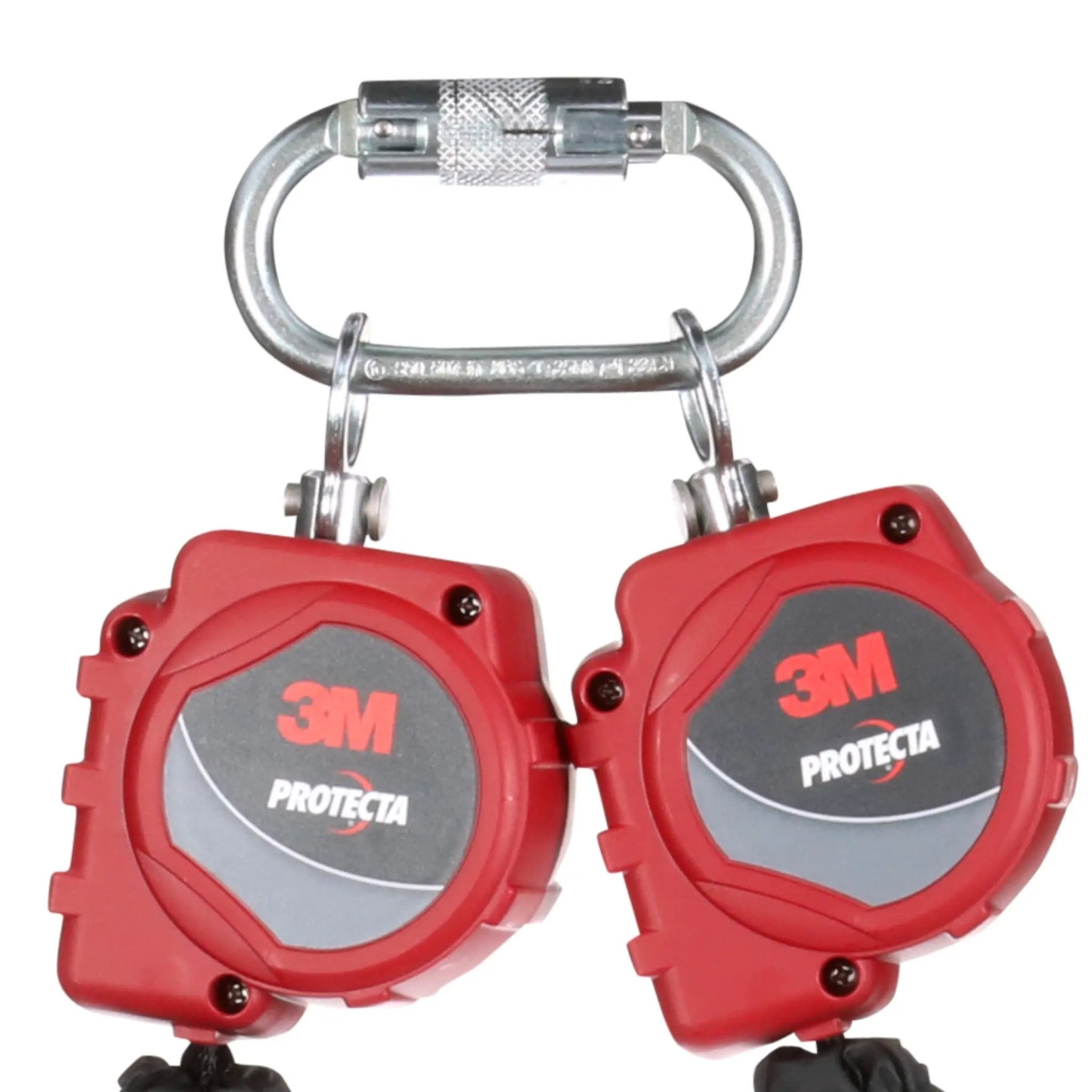 3M Protecta 7100319944 3100512 Twin-Leg Self-Retracting Lifeline with Carabiner, Web, Steel Rebar Hook, 6ft, 1 Each 