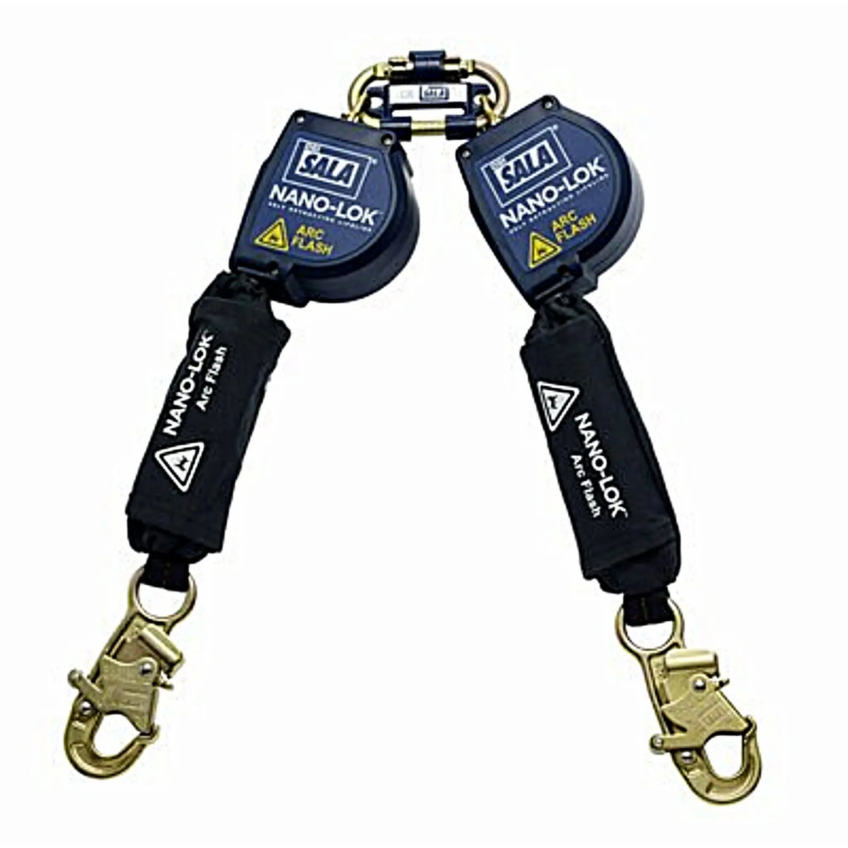 3M DBI-SALA Nano-Lok Arc Flash Twin-Leg Quick Connect Self Retracting Lifeline - Web 3101534, 8 ft. (2.4 m), 1 EA/Case, Main Image