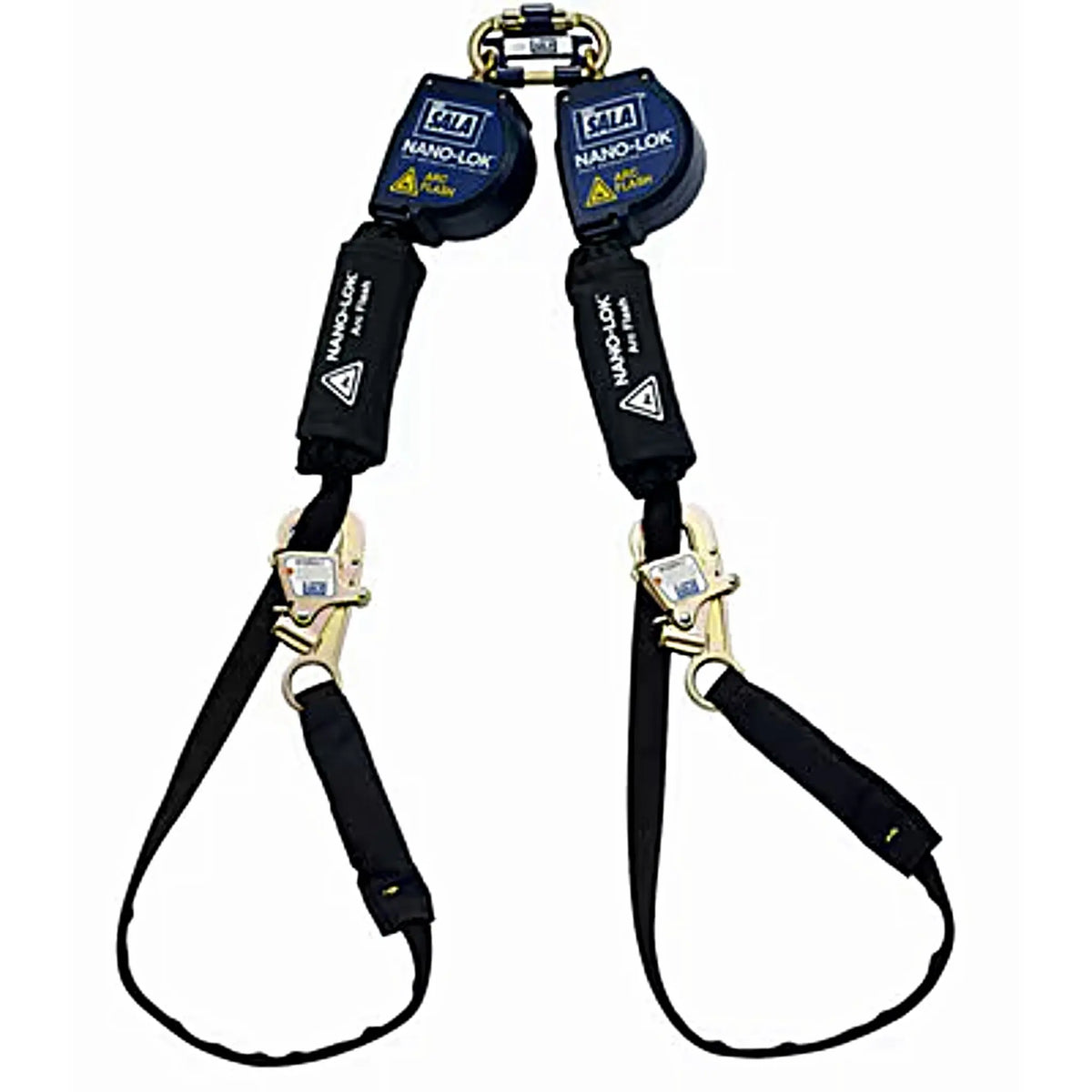 3M DBI-SALA Nano-Lok Arc Flash Tie-Back Twin-Leg Quick Connect Self Retracting Lifeline, Web 3101565, 11 ft. (3.3m), 1 EA, Main Image