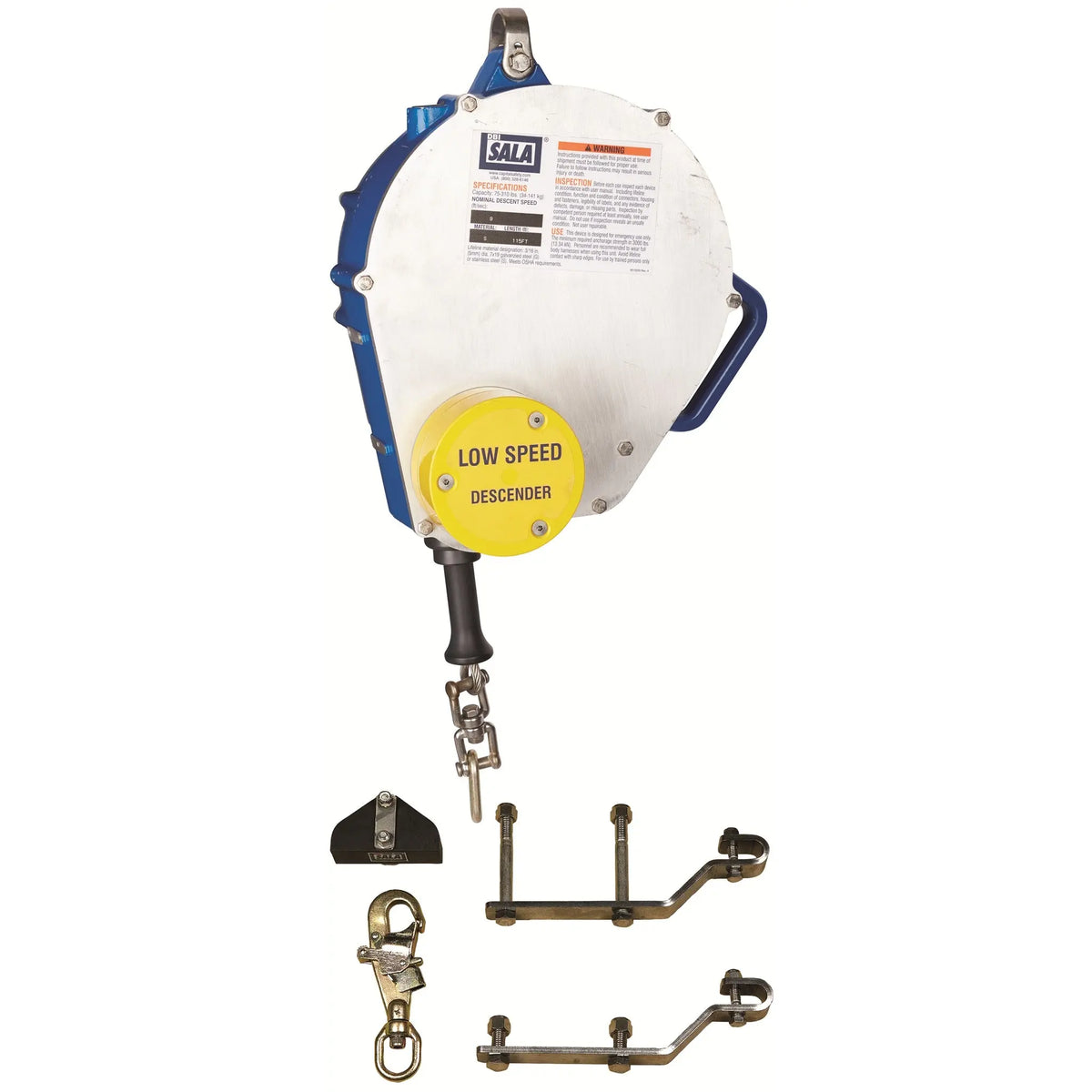 3M DBI-SALA Rollgliss Descender, Sloped/Auto Retract 3303001, 1 EA, main image