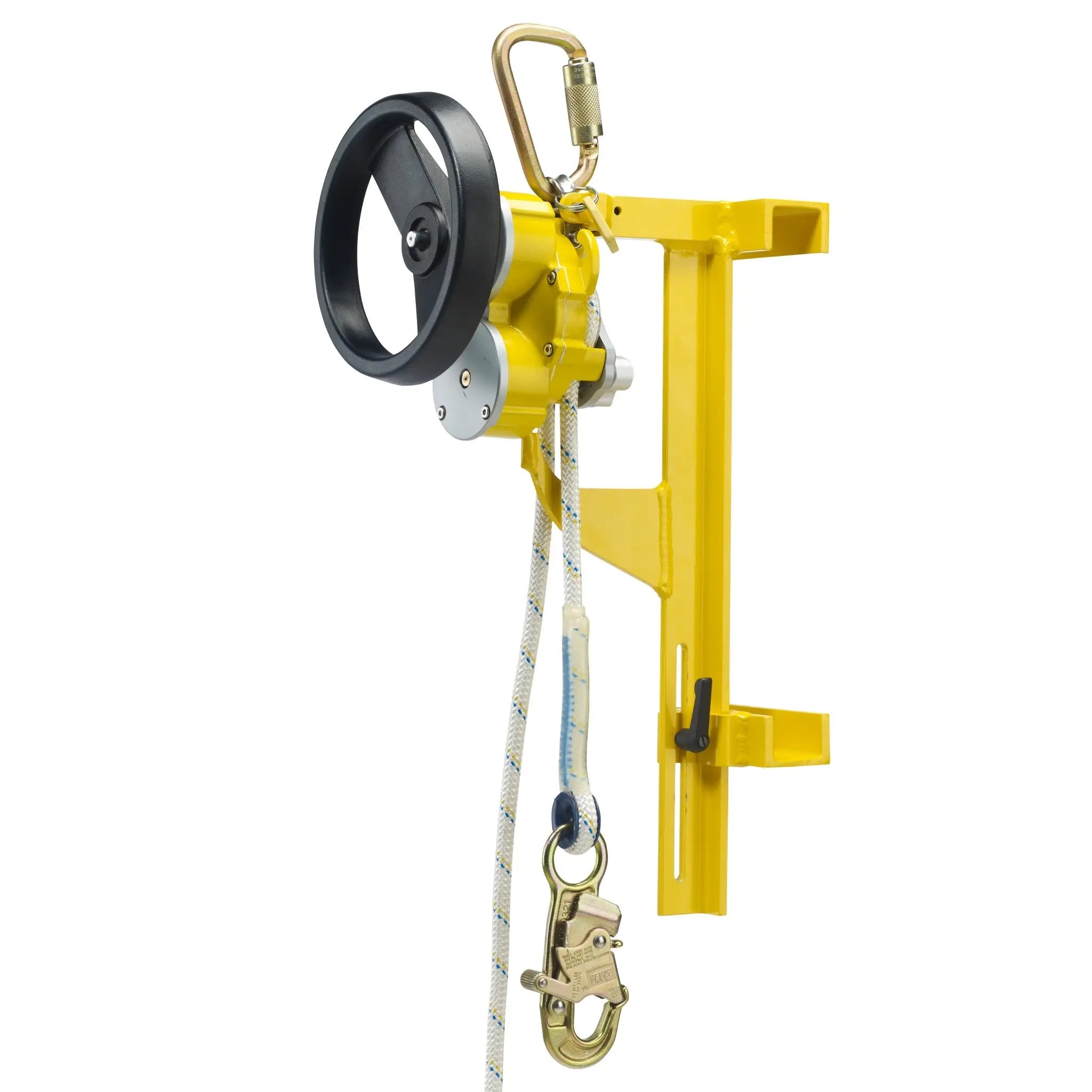 3M DBI-SALA Rollgliss R550 Rescue and Descent Device 3327150, Yellow, Left Side View