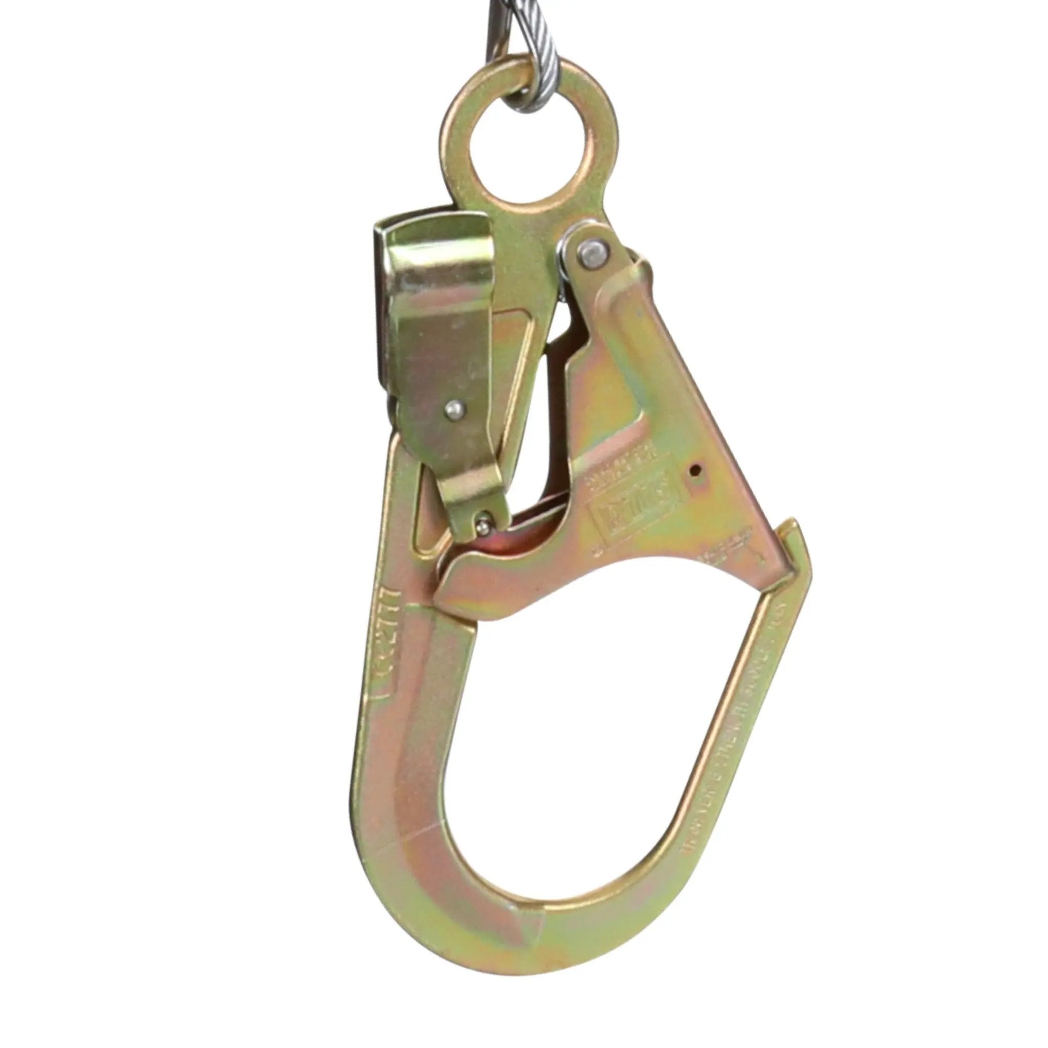 3M DBI-Sala 7012819224 3500278 Nano-Lok Edge Twin-Leg Personal Self Retracting Lifeline, Cable, Steel Rebar Hook, Class 2, ANSI, 7.3 ft, 1 Each 