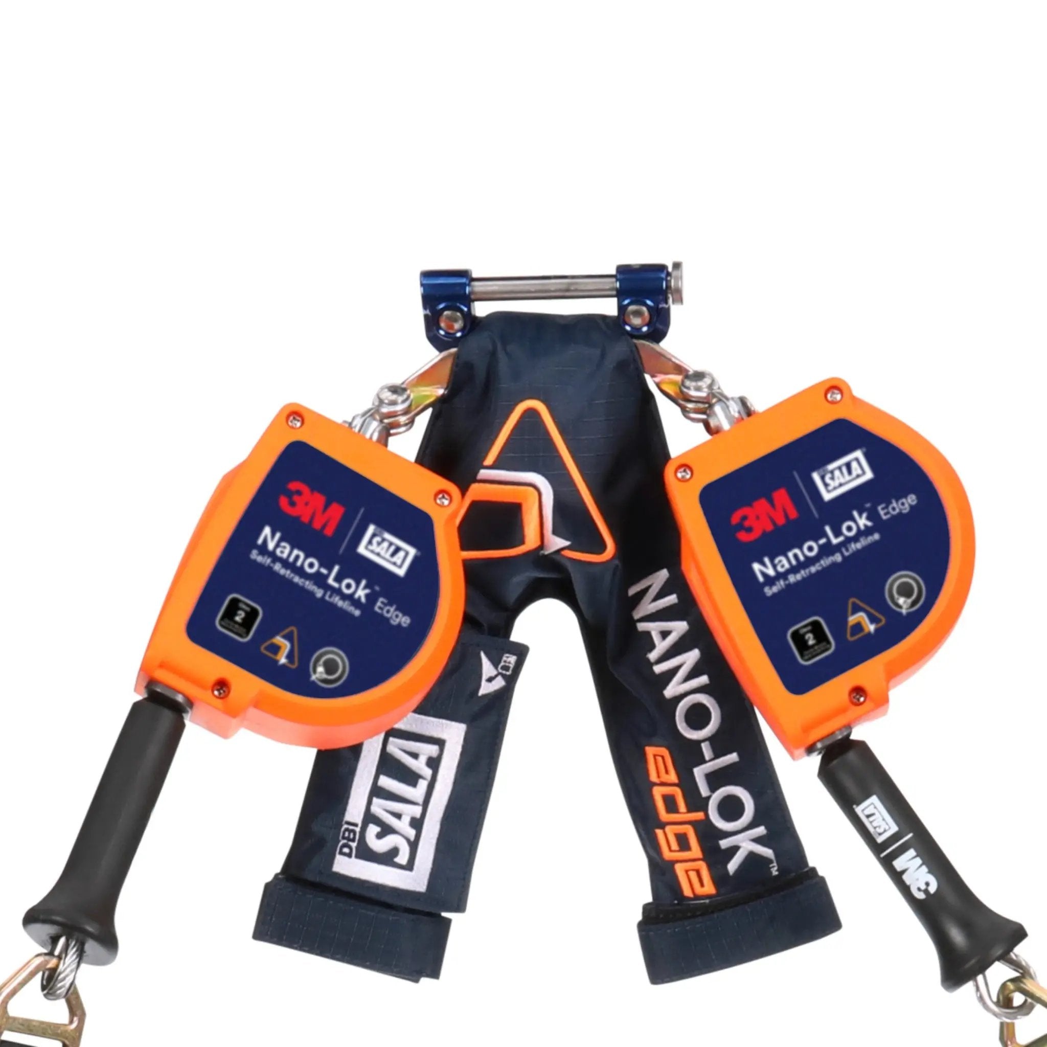 3M DBI-Sala 7012828690 3500287 Nano-Lok Edge Twin-Leg Tie-Back Personal Self-Retracting Lifeline, Galvanized Cable, 9 ft, 1 Each - Enviro Safety Products