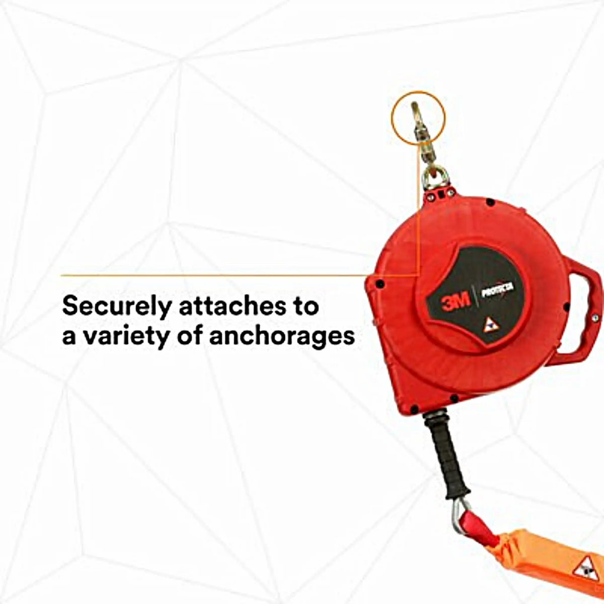 3M PROTECTA Rebel Self Retracting Lifeline Leading Edge Cable 3590548 66 ft. (20.1m) 1 EA, 7th image