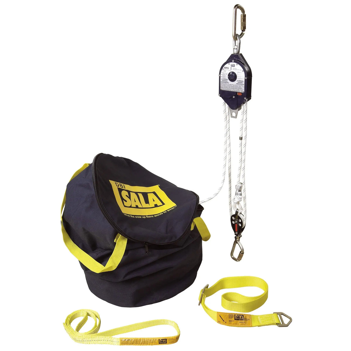 3M DBI-SALA Rollgliss RPD 4:1 Ratio Rescue Positioning Device Kit 3602300, 3/8 in Nylon Kernmantle Rope, 300 ft, 1 Each, 2nd image
