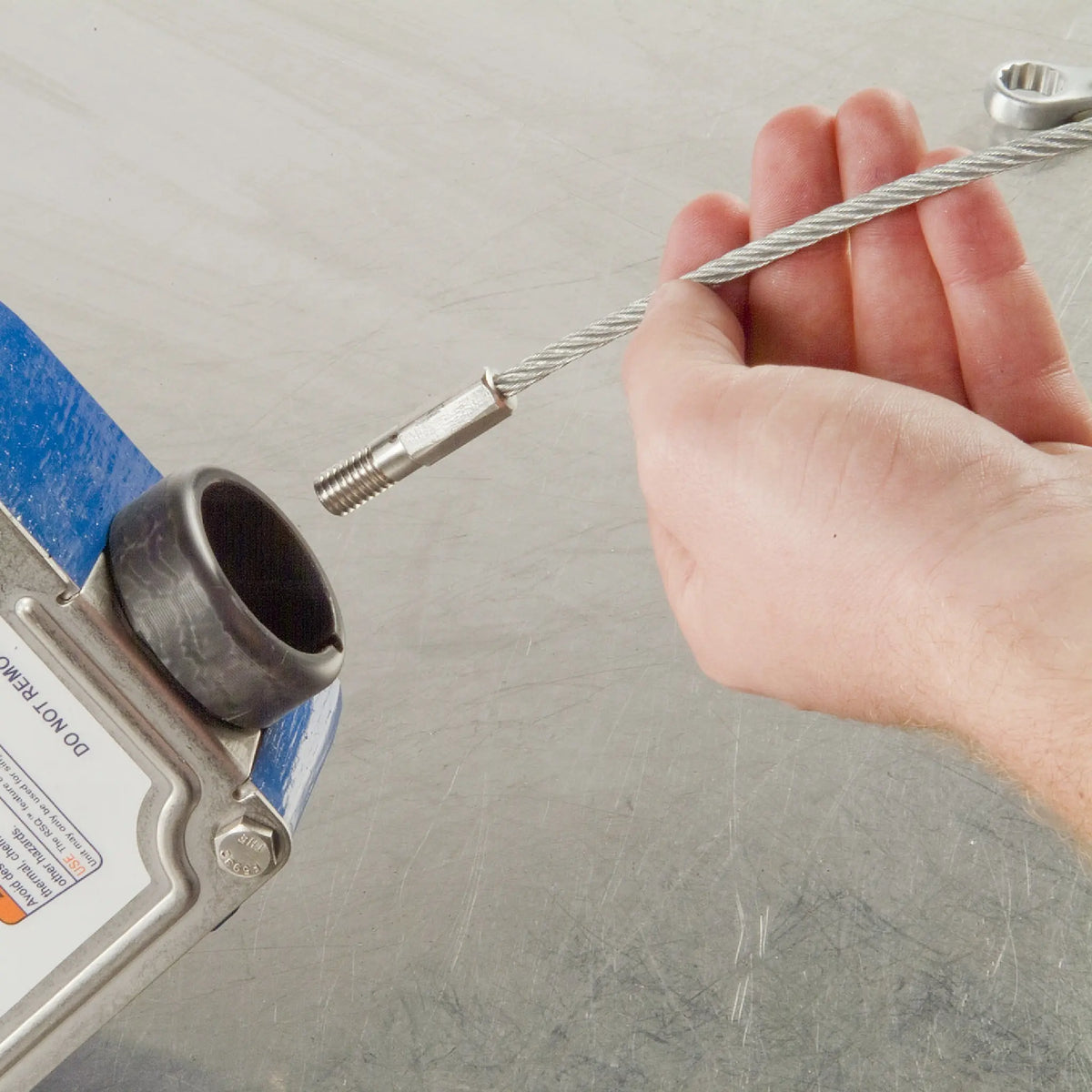 3M DBI-SALA Sealed-Blok Stainless Steel Cable Assembly with Hook 3900111, 1 EA, 2nd Image