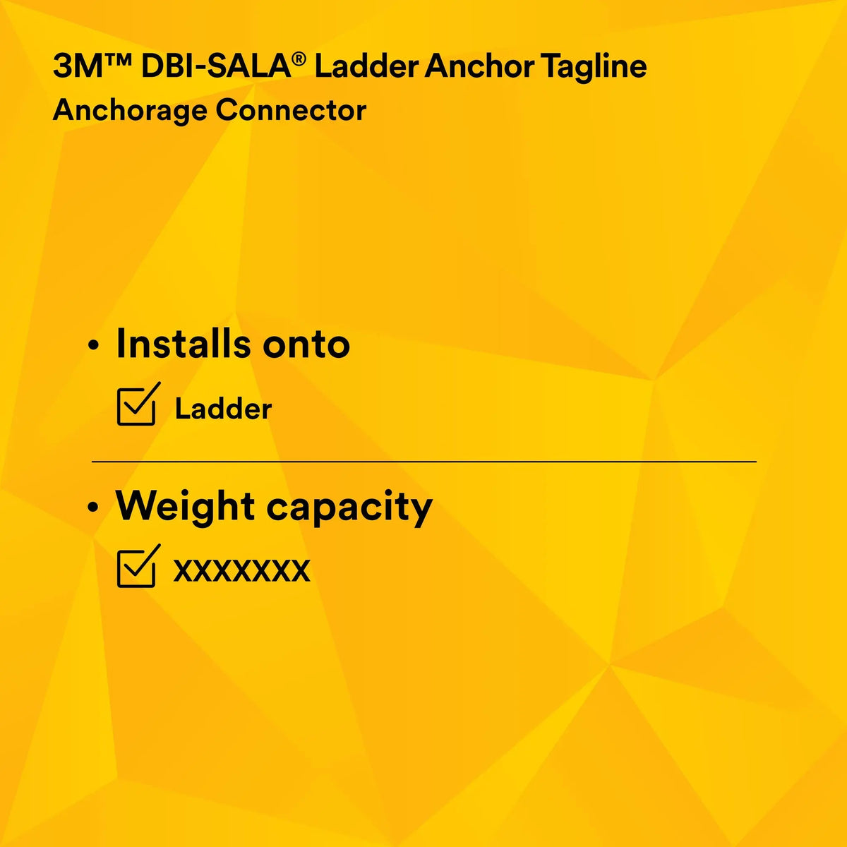 3M DBI-SALA Tagline Ladder Anchor 6100566 1 Each
