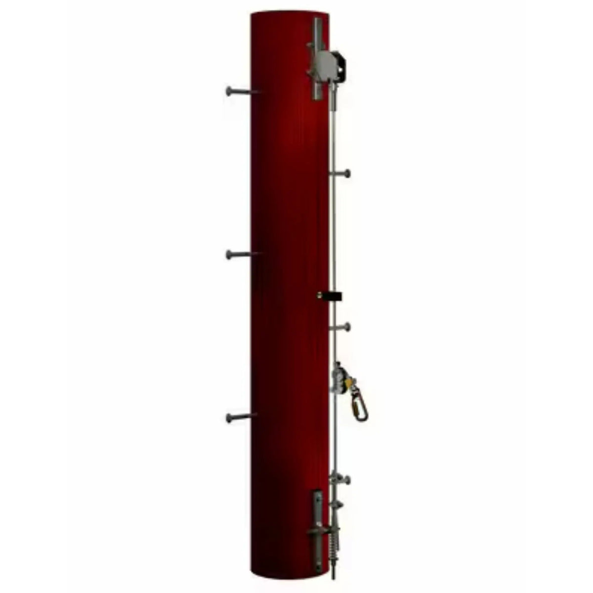 3M DBI-SALA Lad-Saf Cable Vertical Safety System Bracketry for Wood Pole 6116635, 2 User, Galvanized Steel, 1 EA